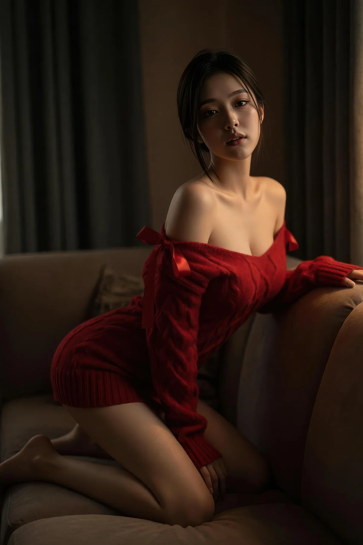 AIG  No.435 熙蕾学姐红色紧身爆乳 - 35