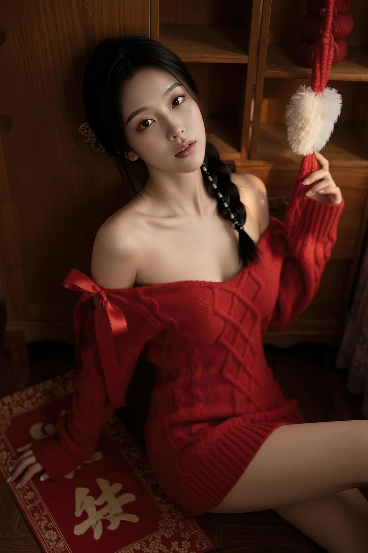 AIG  No.435 熙蕾学姐红色紧身爆乳 - 49