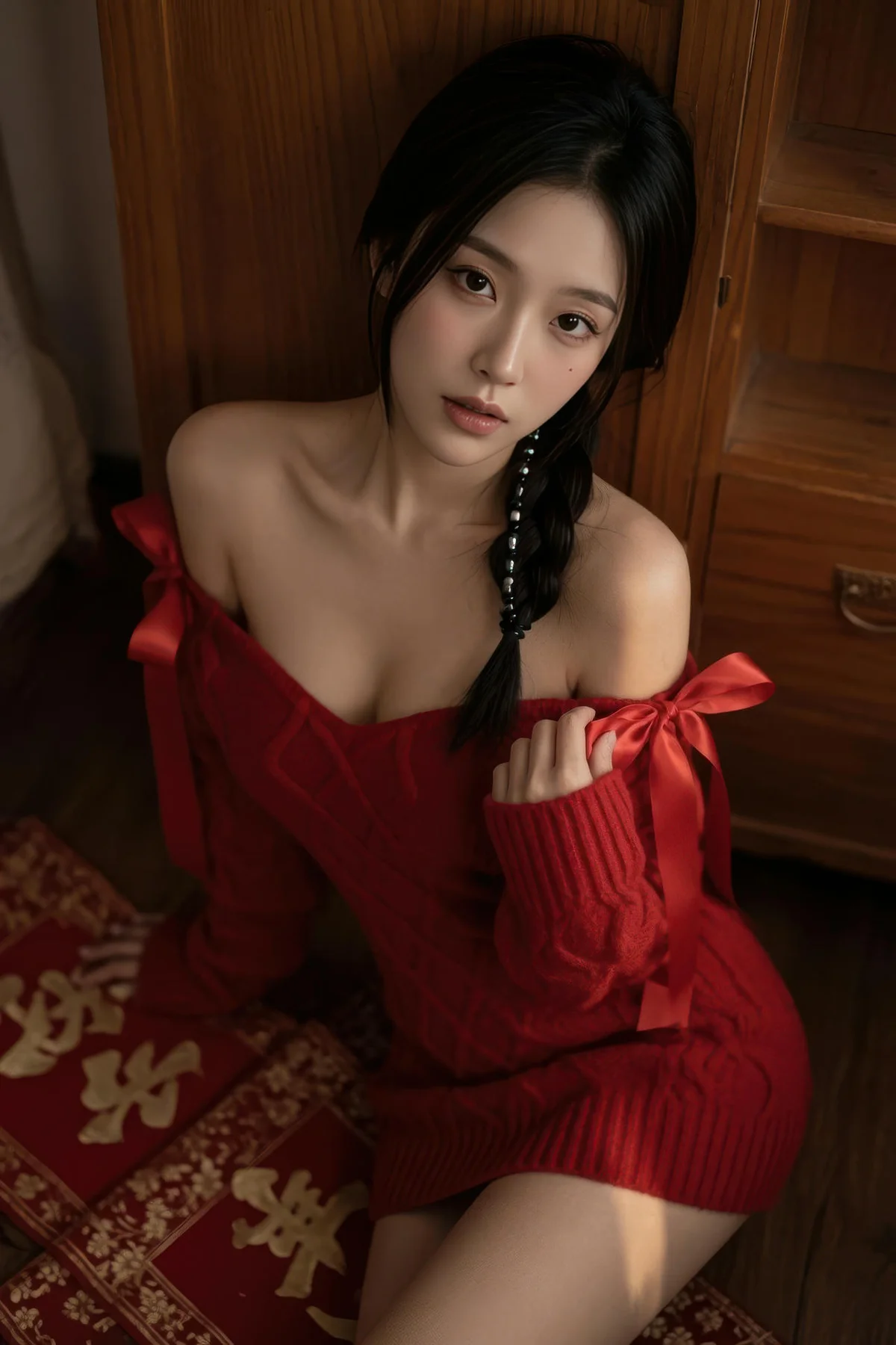 AIG  No.435 熙蕾学姐红色紧身爆乳 - 51