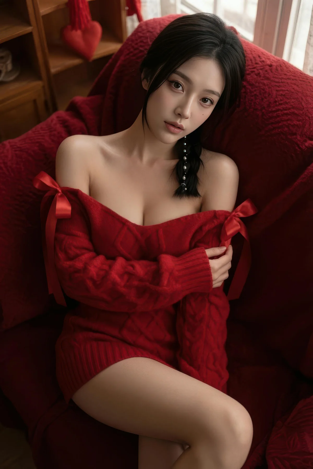 AIG  No.435 熙蕾学姐红色紧身爆乳 - 59