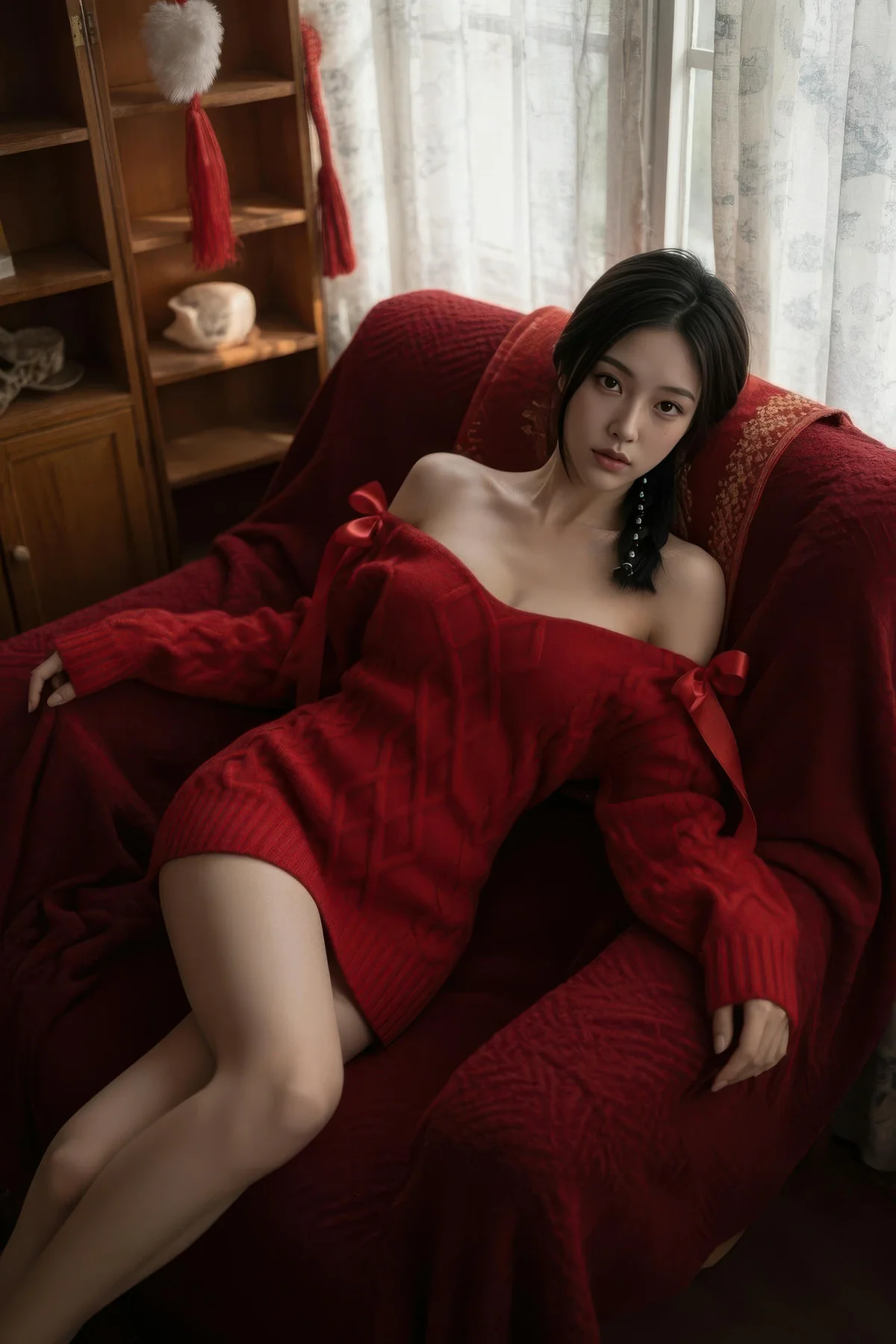 AIG  No.435 熙蕾学姐红色紧身爆乳 - 61
