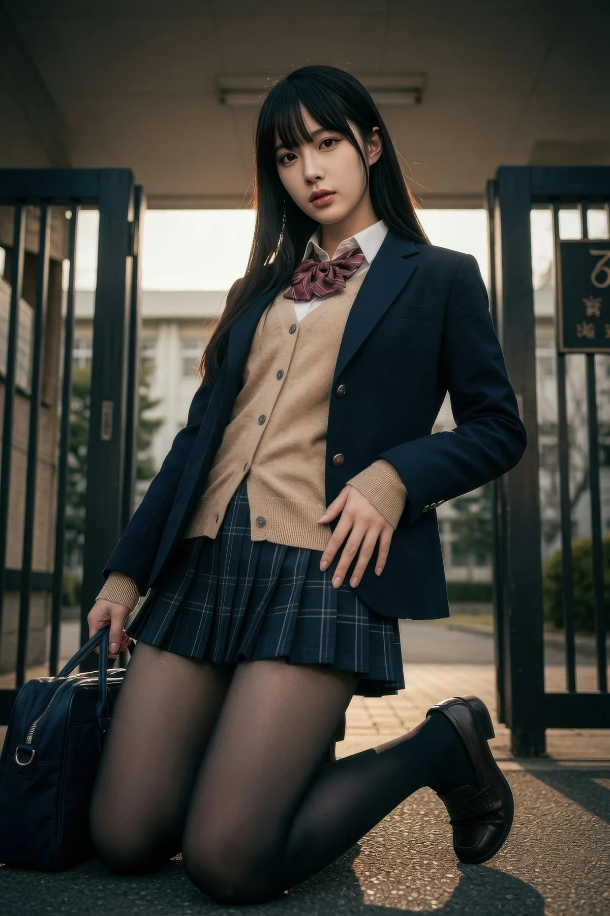 AIG  No.437 芭喜mila爆乳jk制服 - 11