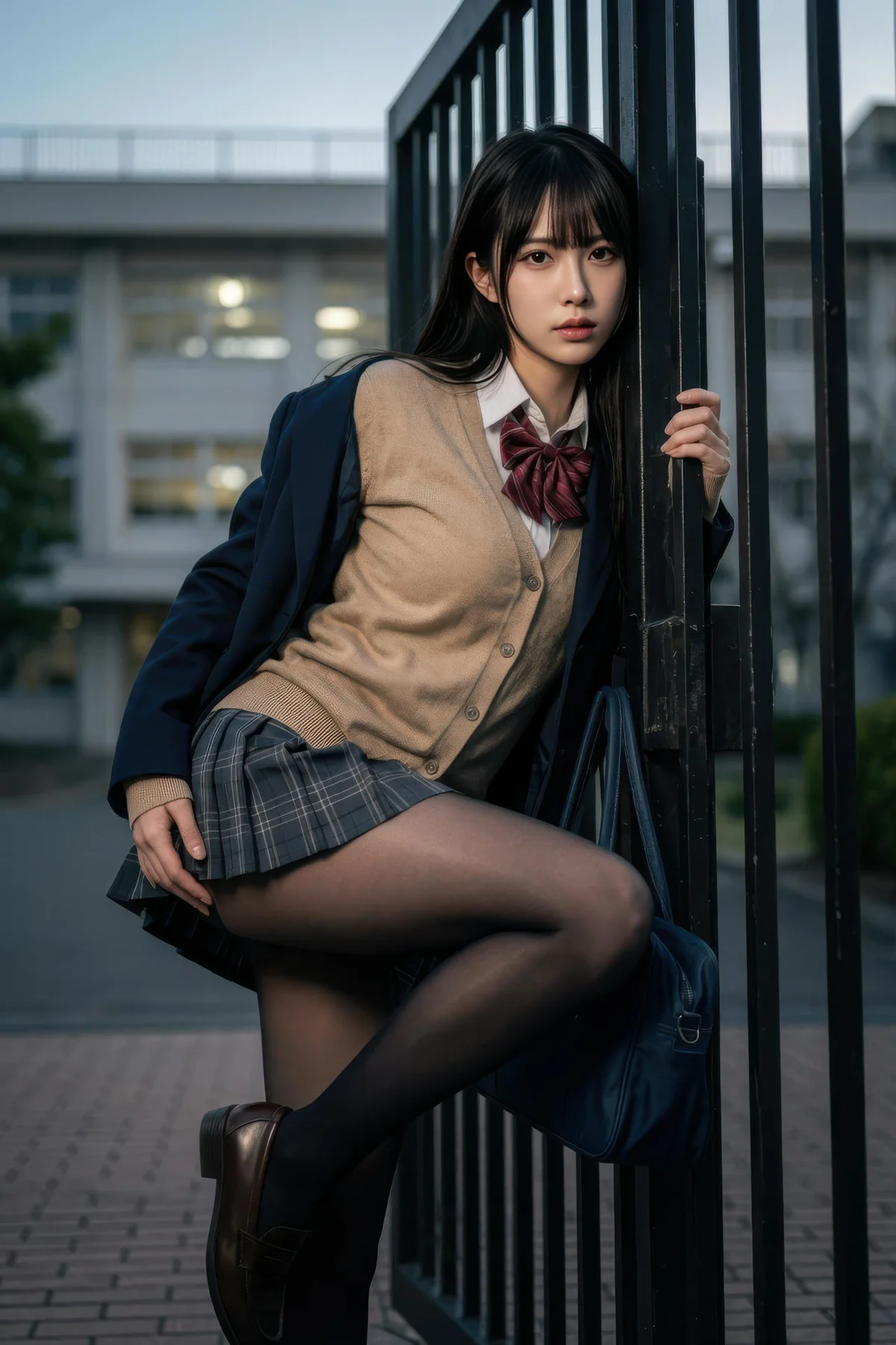 AIG  No.437 芭喜mila爆乳jk制服 - 12
