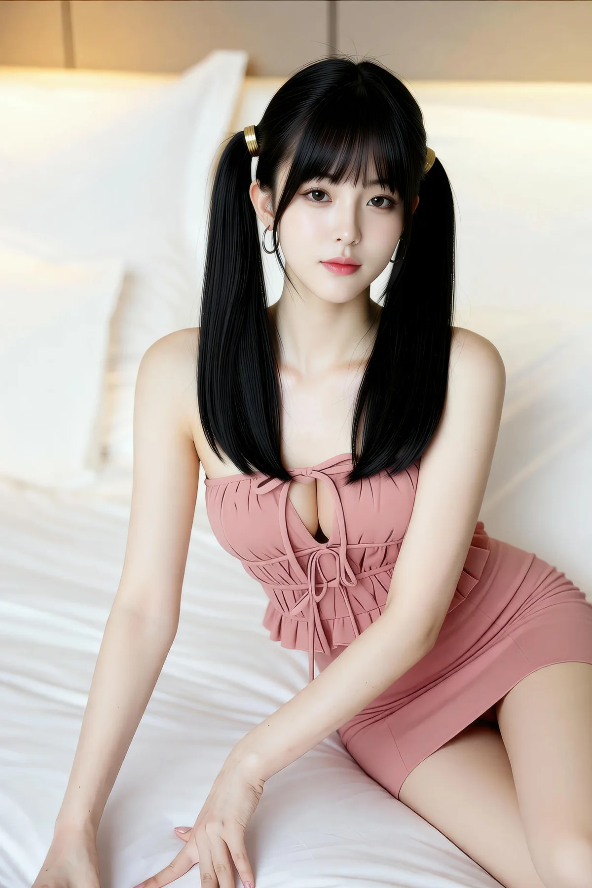 AIG  No.441 柚柚sasa粉色爆乳紧身裙 - 44