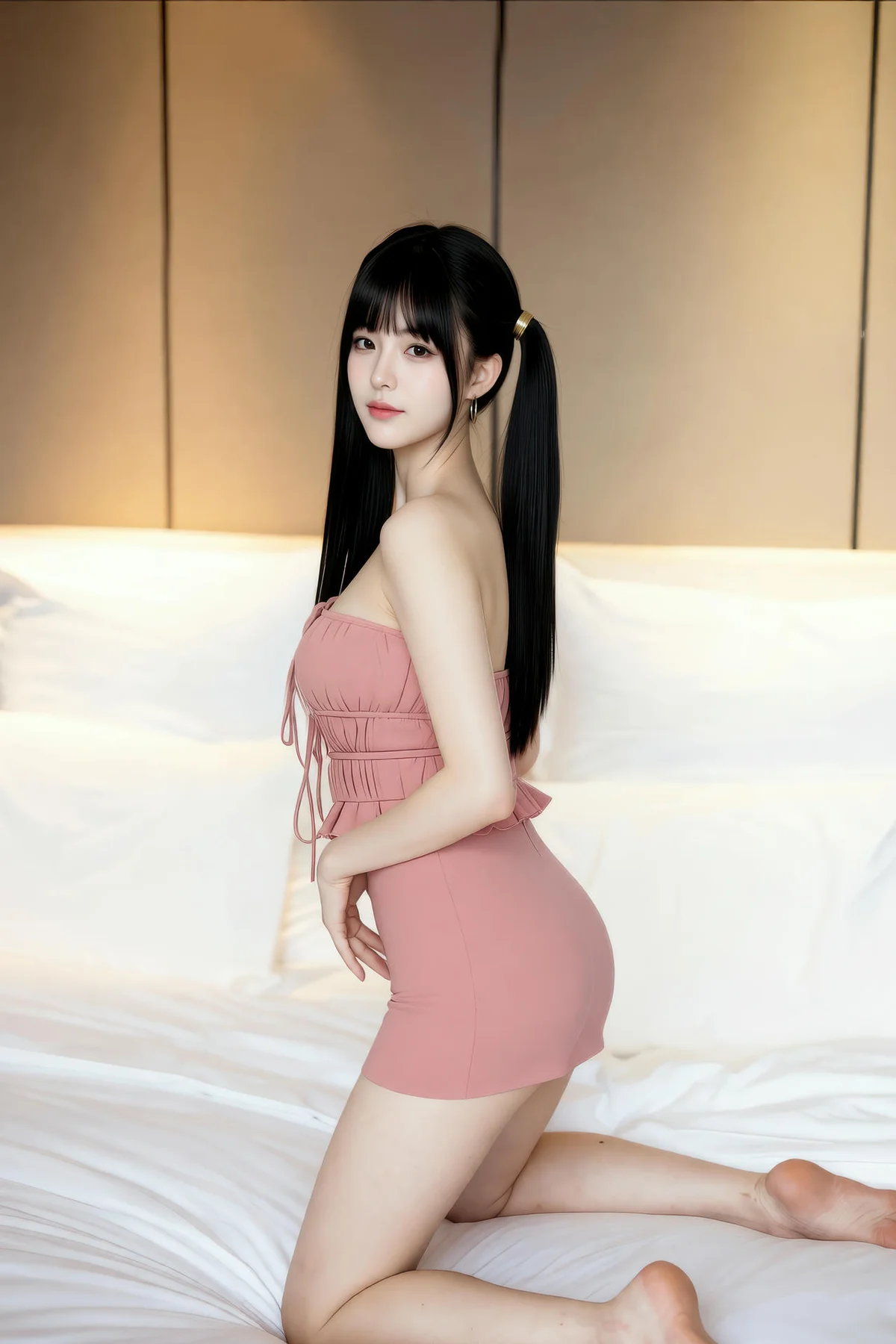 AIG  No.441 柚柚sasa粉色爆乳紧身裙 - 55