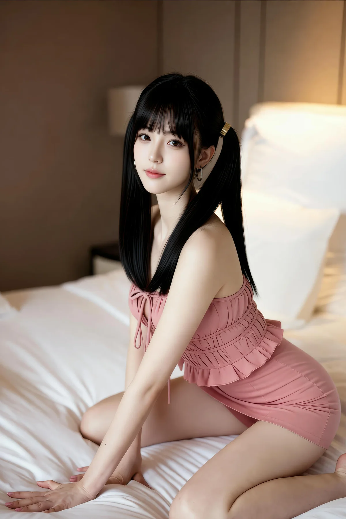 AIG  No.441 柚柚sasa粉色爆乳紧身裙 - 58