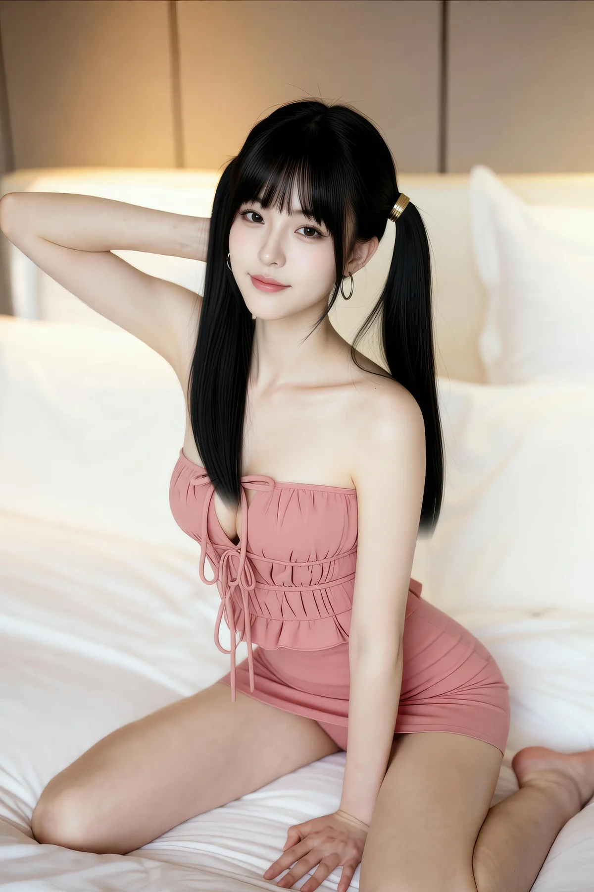 AIG  No.441 柚柚sasa粉色爆乳紧身裙 - 59