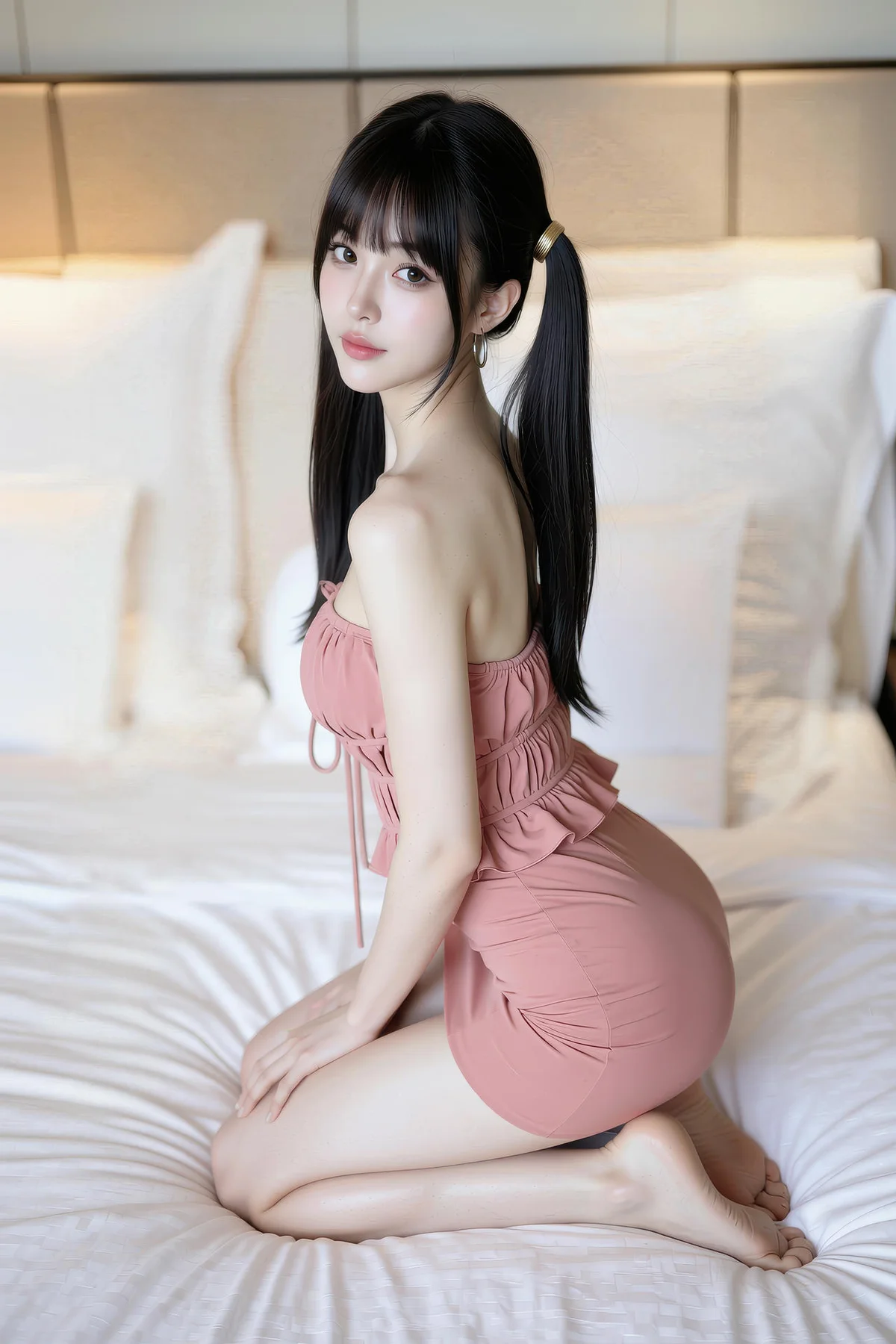 AIG  No.441 柚柚sasa粉色爆乳紧身裙 - 64