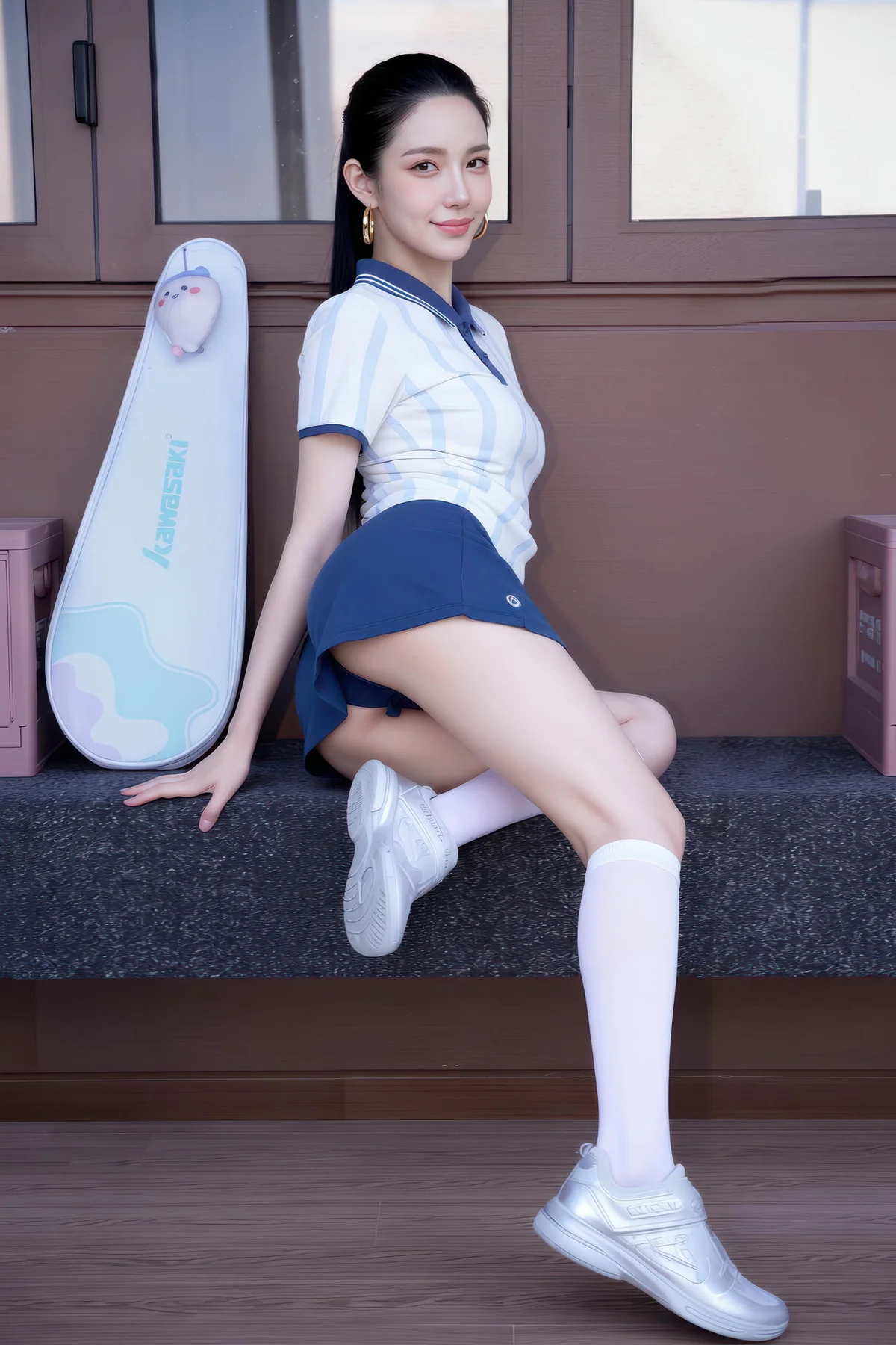 AIG  No.456 米妹运动套装活力美女 - 50
