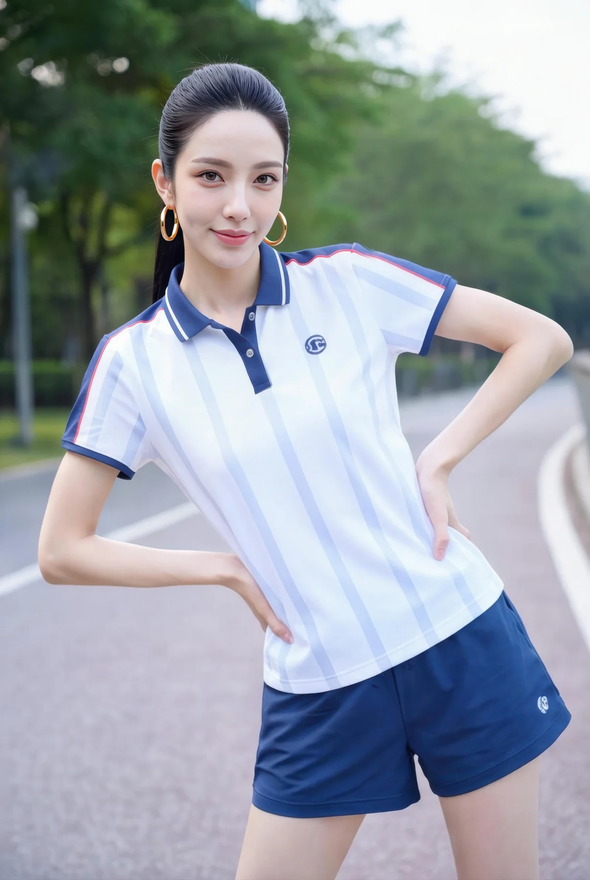 AIG  No.456 米妹运动套装活力美女 - 59
