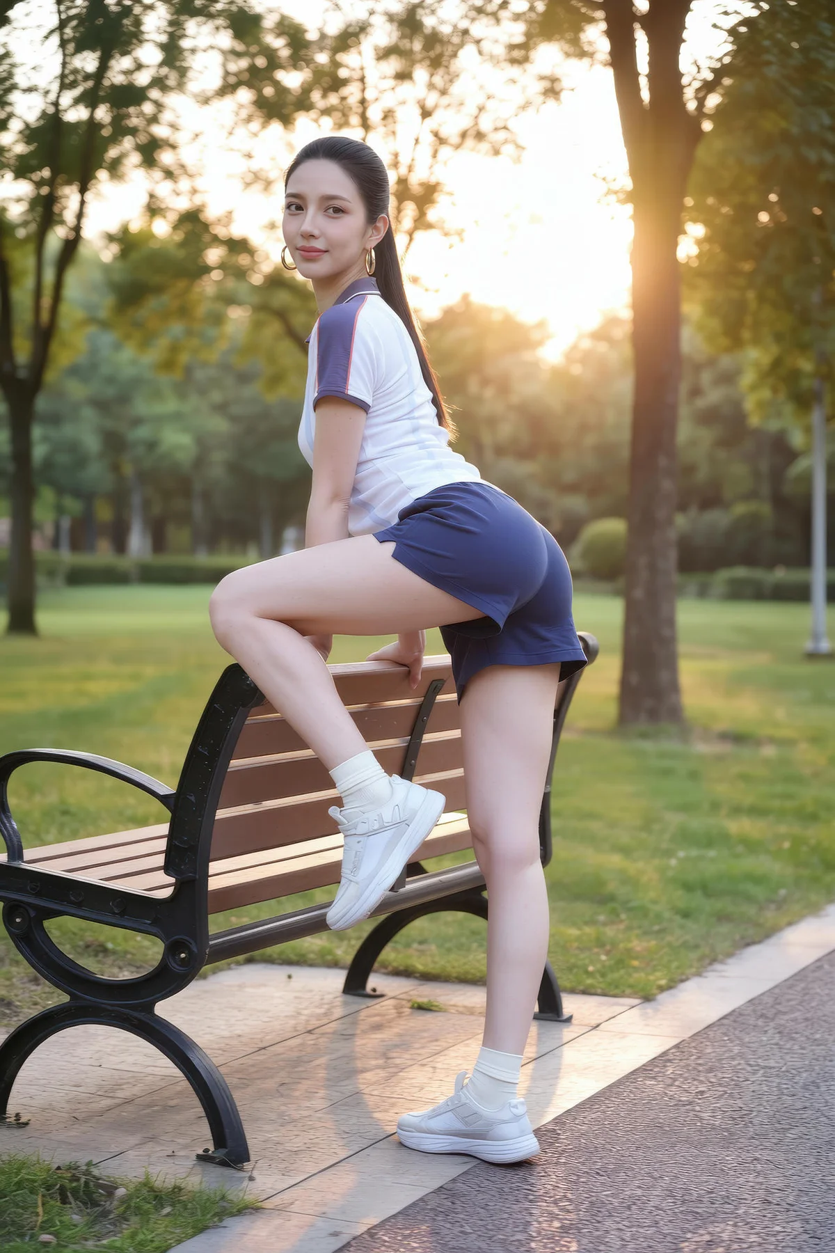 AIG  No.456 米妹运动套装活力美女 - 64