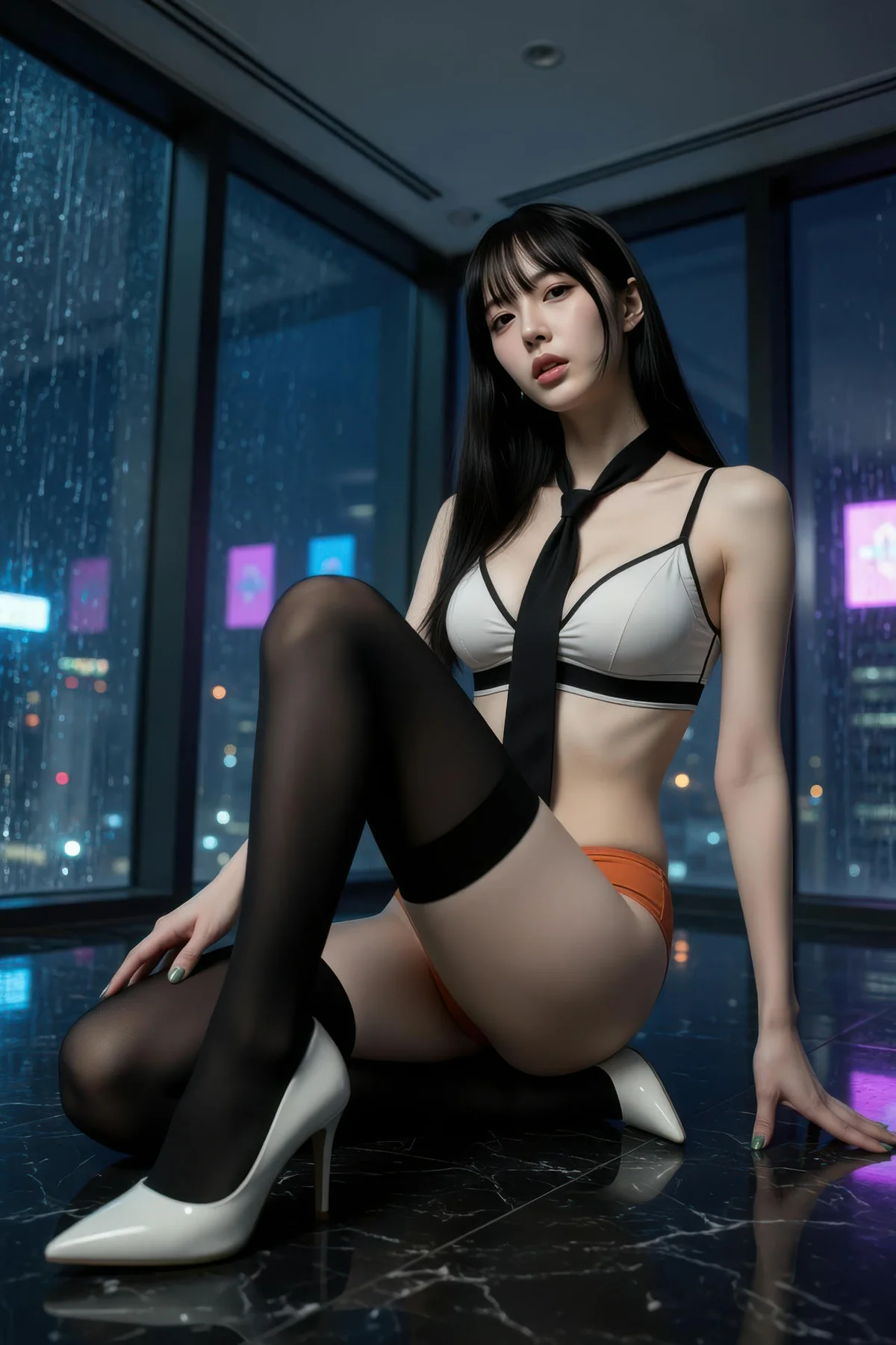 AIG  No.457 芭喜mila黑丝高跟美女 - 35