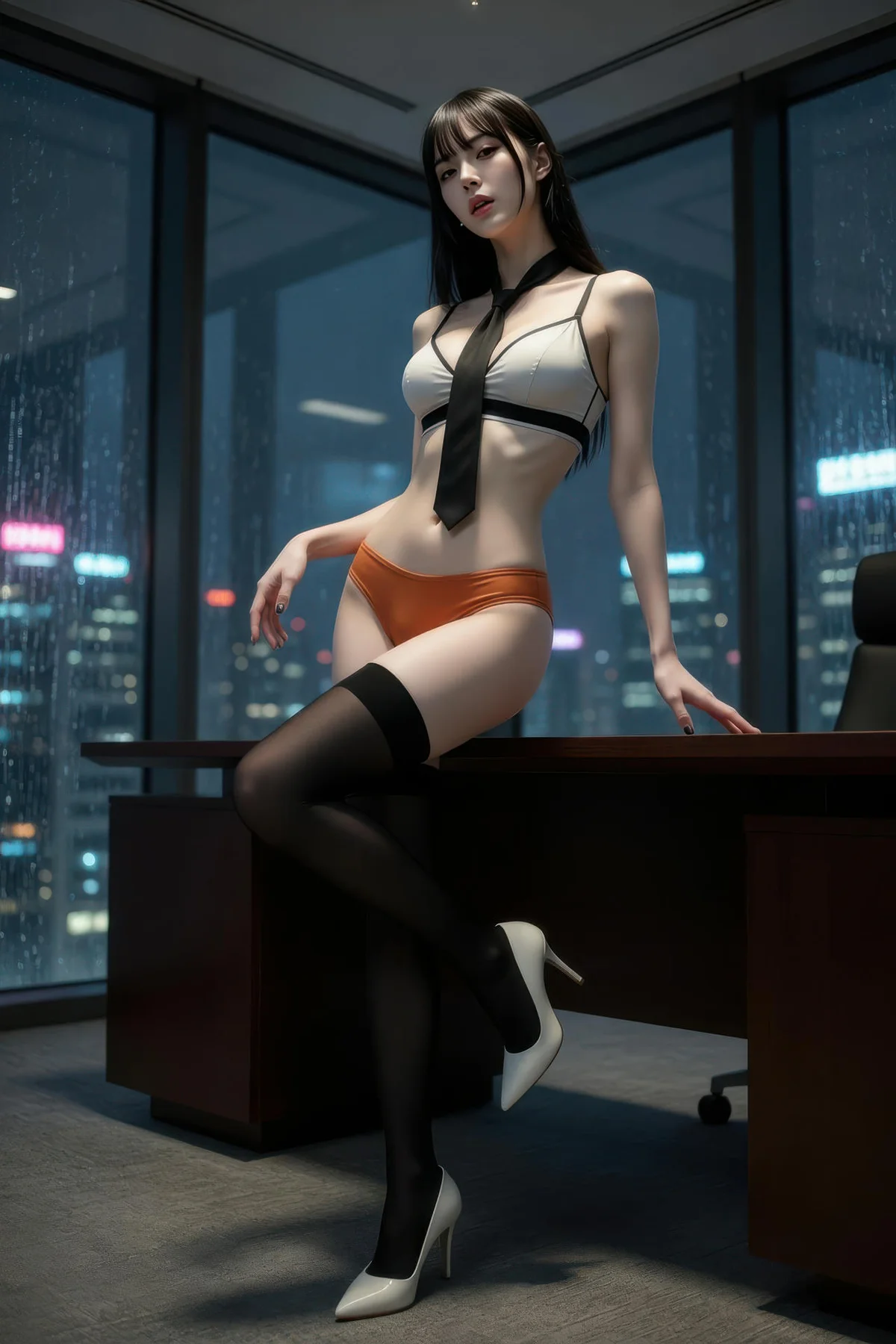 AIG  No.457 芭喜mila黑丝高跟美女 - 38