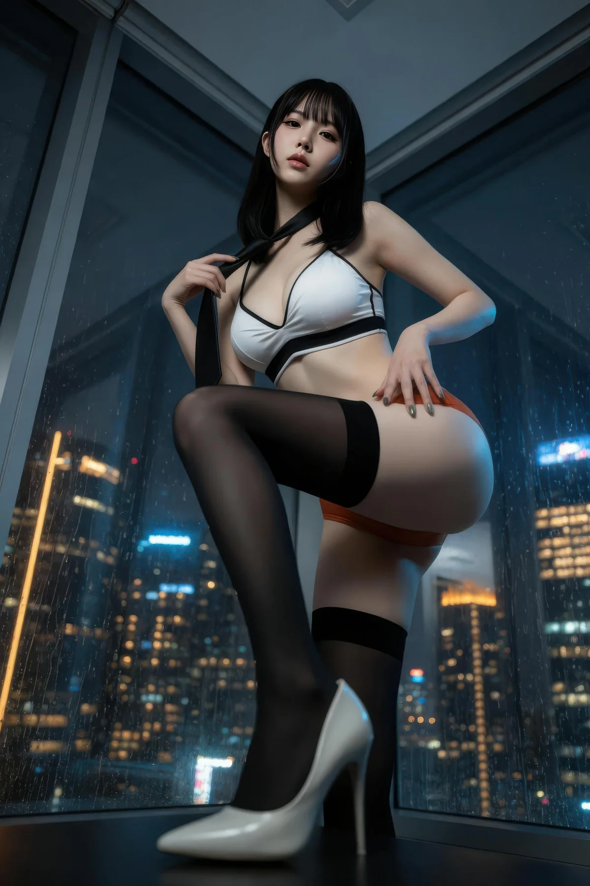 AIG  No.457 芭喜mila黑丝高跟美女 - 41