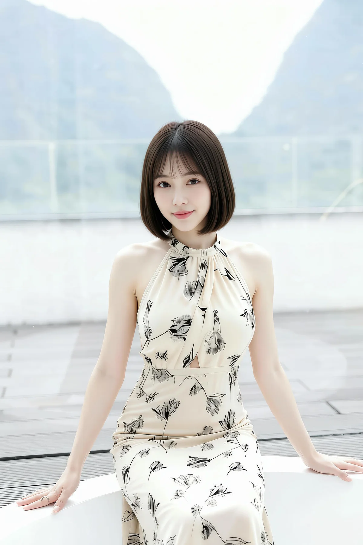 AIG  No.461 小乔碎花长裙写真 - 19