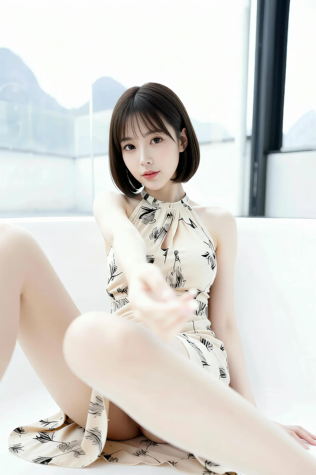 AIG  No.461 小乔碎花长裙写真 - 39