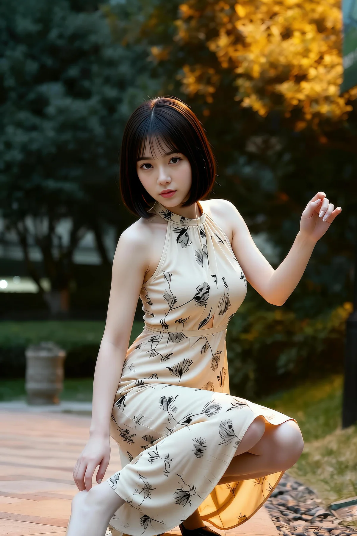 AIG  No.461 小乔碎花长裙写真 - 65