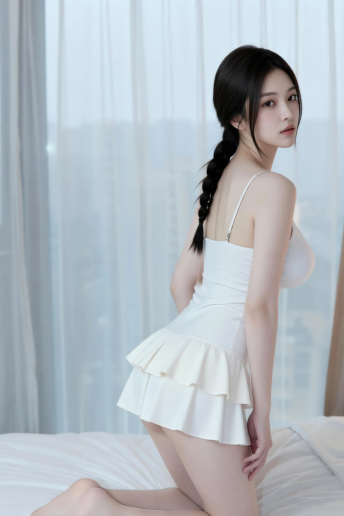 AIG  No.466 熙蕾学姐爆乳吊带短裙 - 16