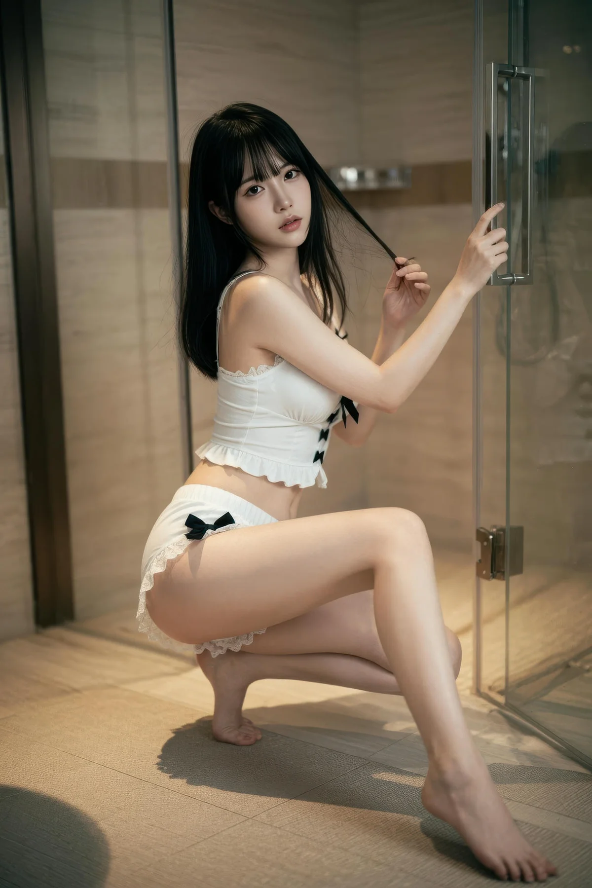 AIG  No.470 芭喜mila白色美腿套装 - 30