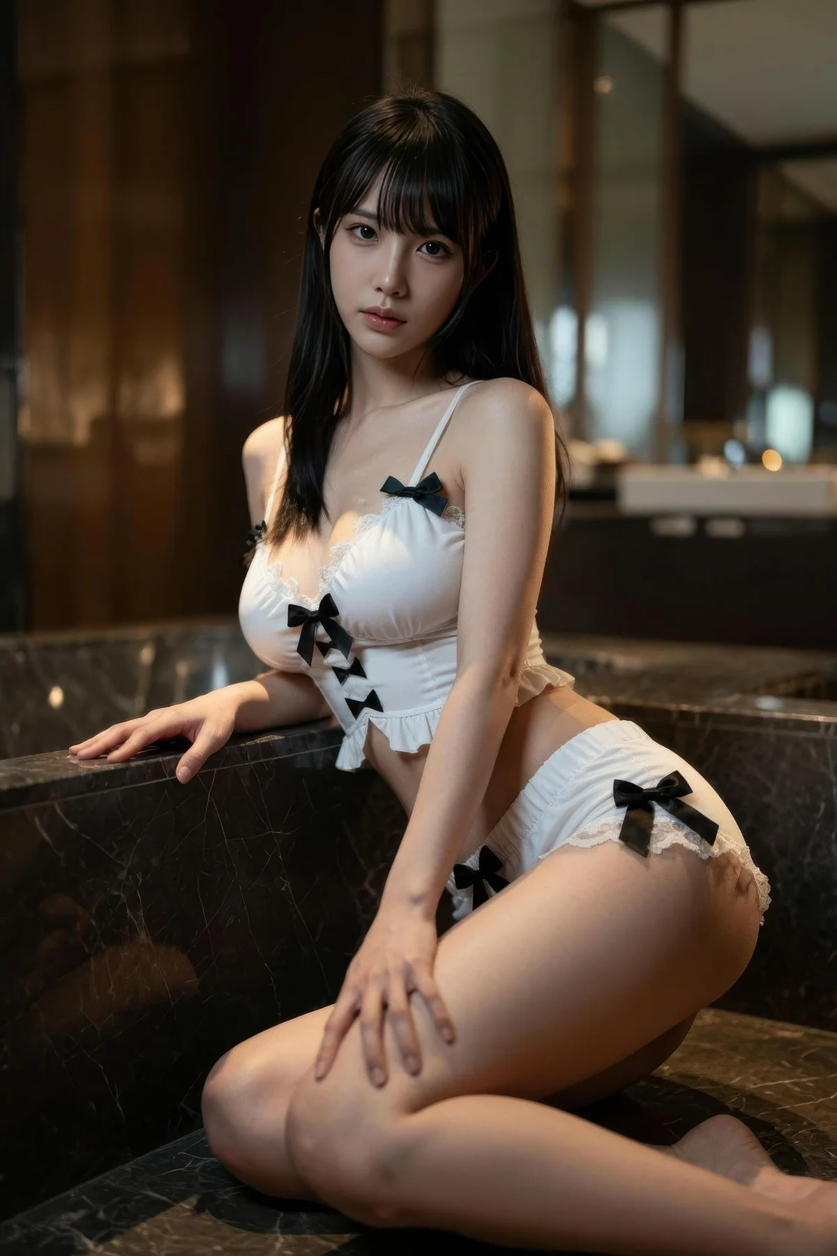 AIG  No.470 芭喜mila白色美腿套装 - 32
