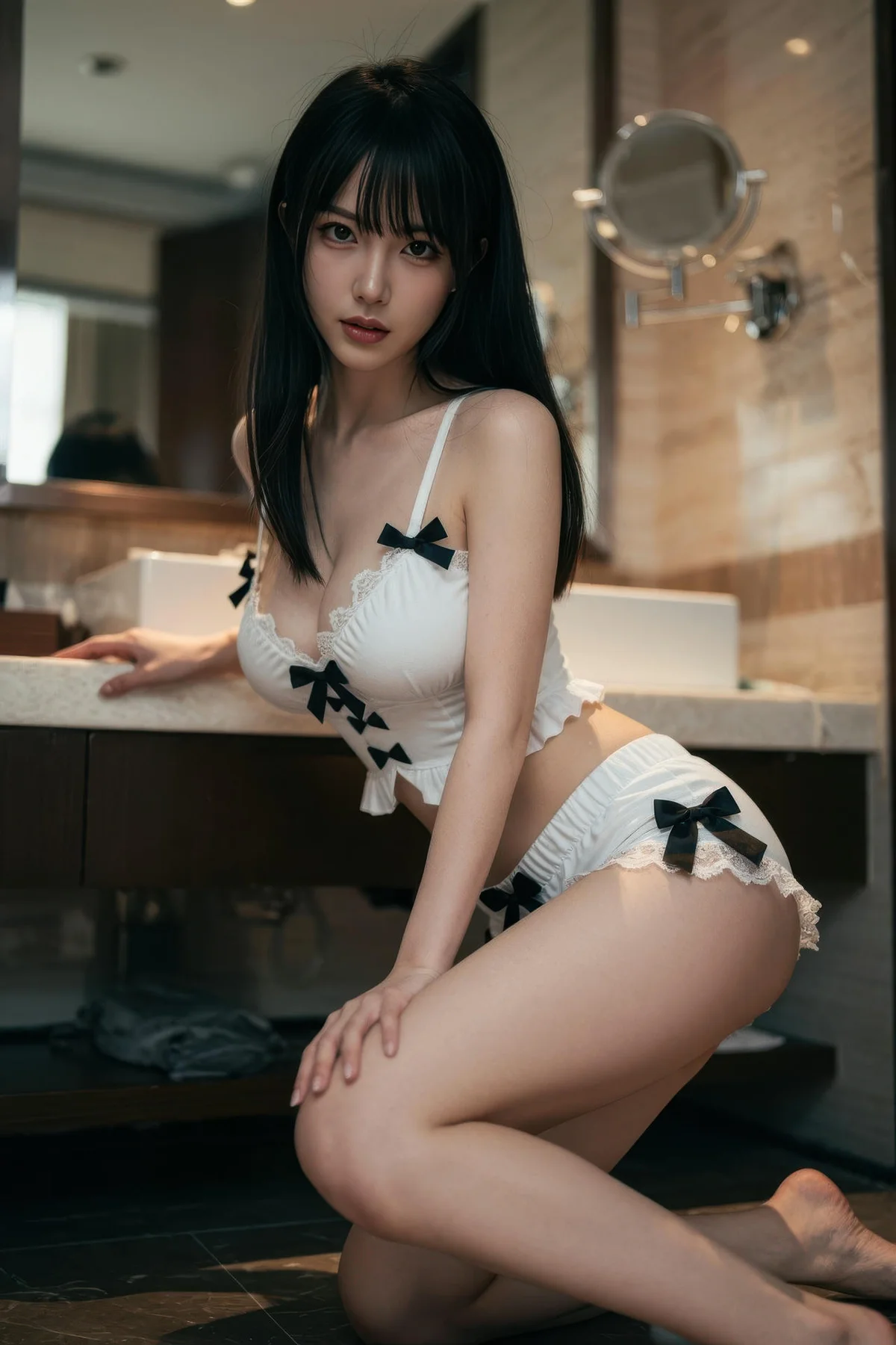 AIG  No.470 芭喜mila白色美腿套装 - 34