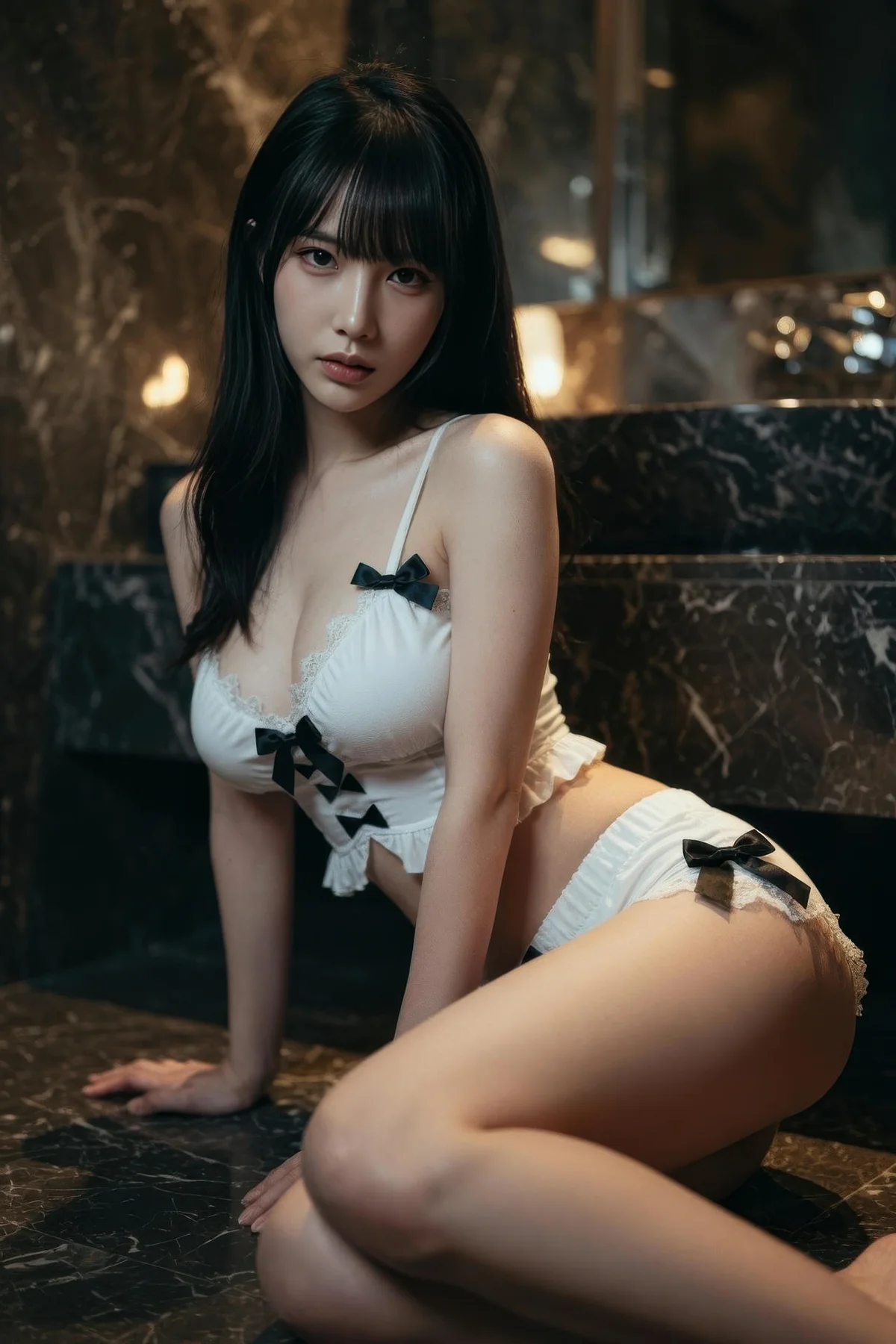 AIG  No.470 芭喜mila白色美腿套装 - 38