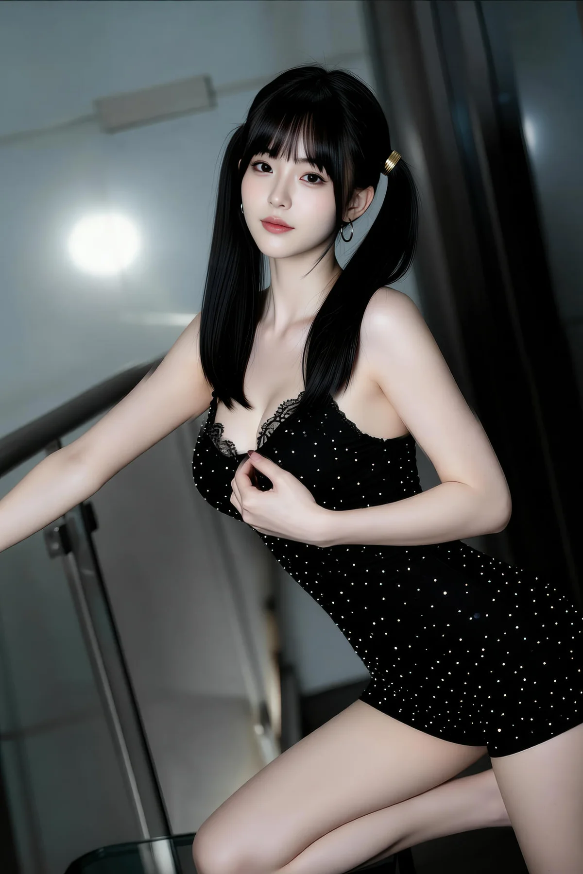 AIG  No.472 柚柚sasa黑色连体裤 - 71