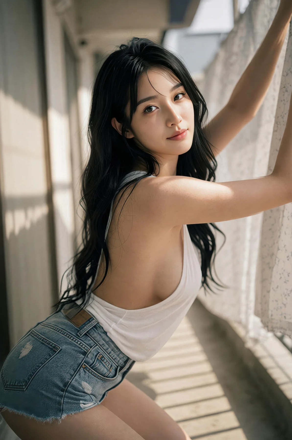 AIG  No.473 糖er白色背心爆乳 - 48