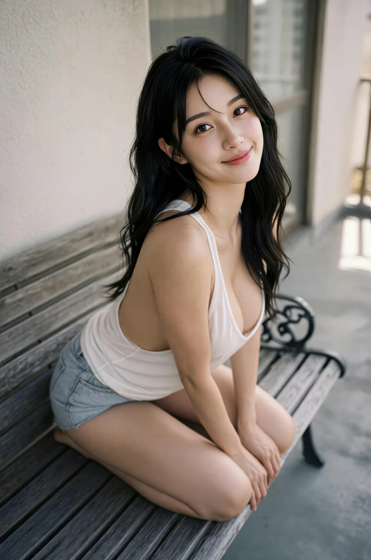 AIG  No.473 糖er白色背心爆乳 - 50