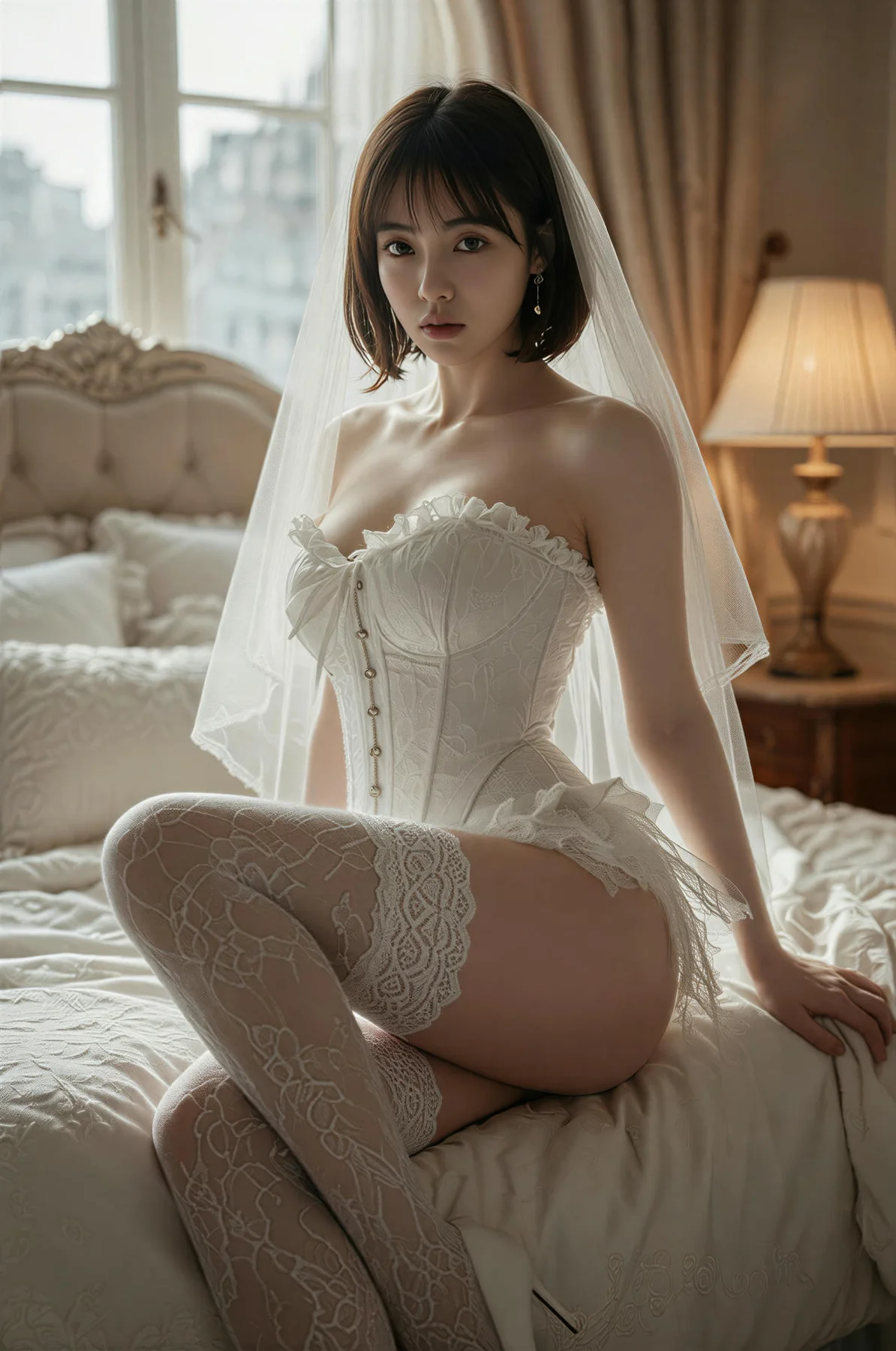 AIG  No.478 小乔白丝婚纱主题 - 16