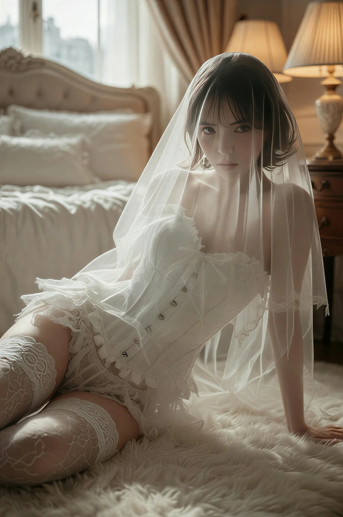 AIG  No.478 小乔白丝婚纱主题 - 17