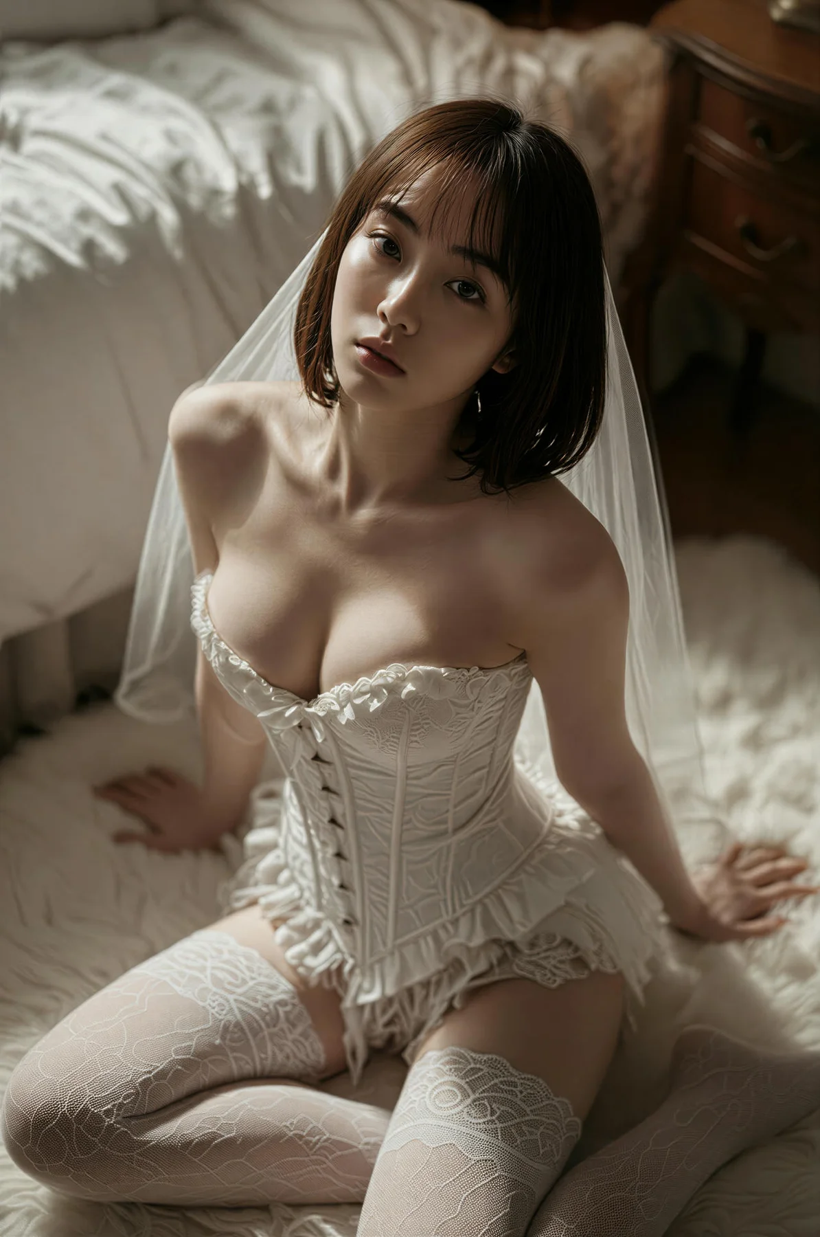 AIG  No.478 小乔白丝婚纱主题 - 23
