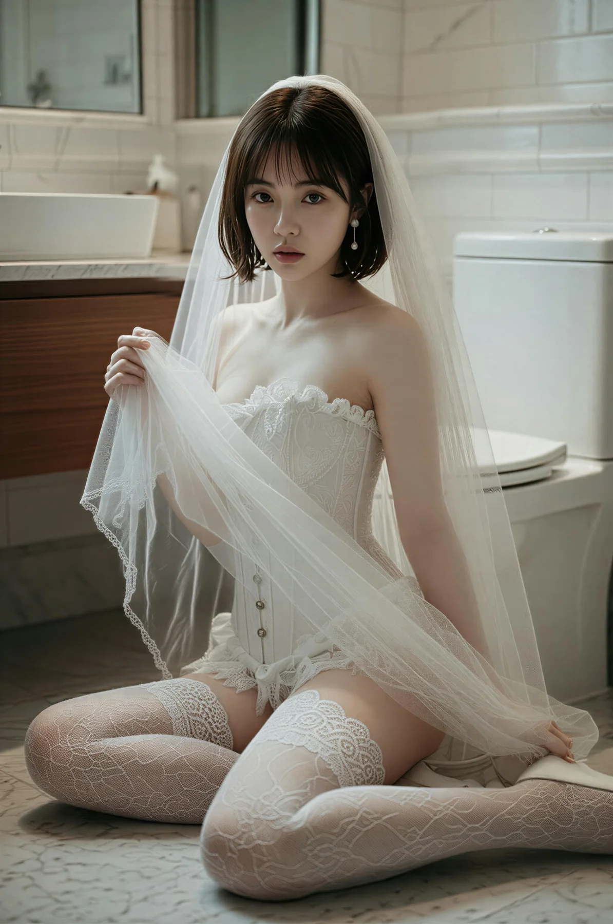 AIG  No.478 小乔白丝婚纱主题 - 26