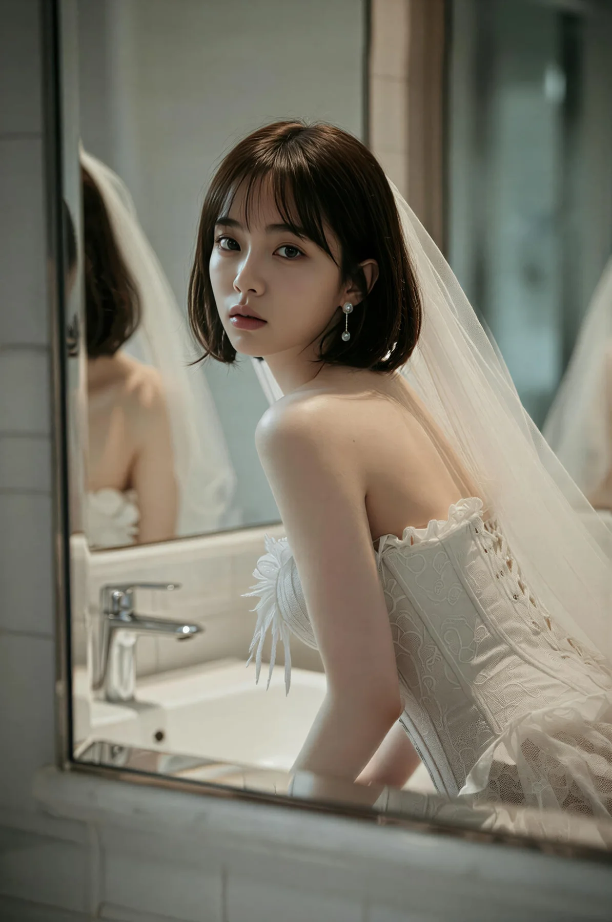 AIG  No.478 小乔白丝婚纱主题 - 27