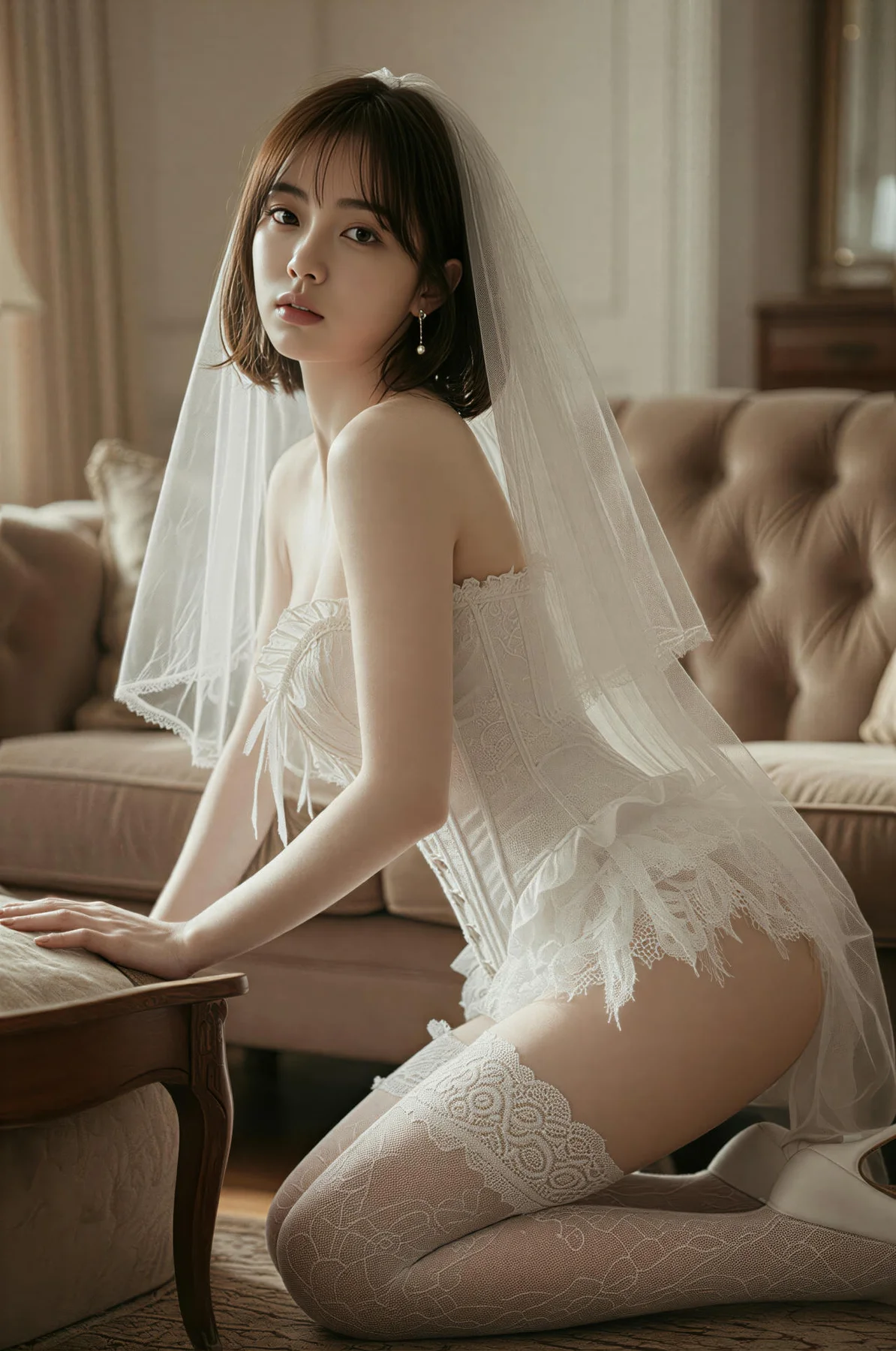 AIG  No.478 小乔白丝婚纱主题 - 30