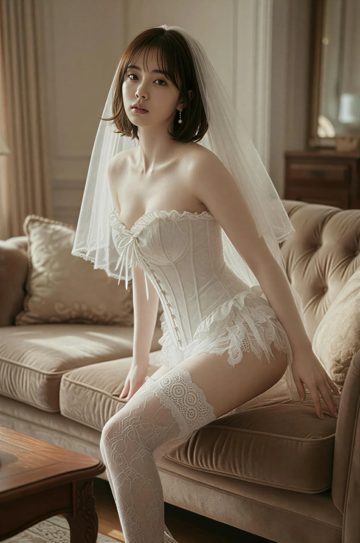 AIG  No.478 小乔白丝婚纱主题 - 32