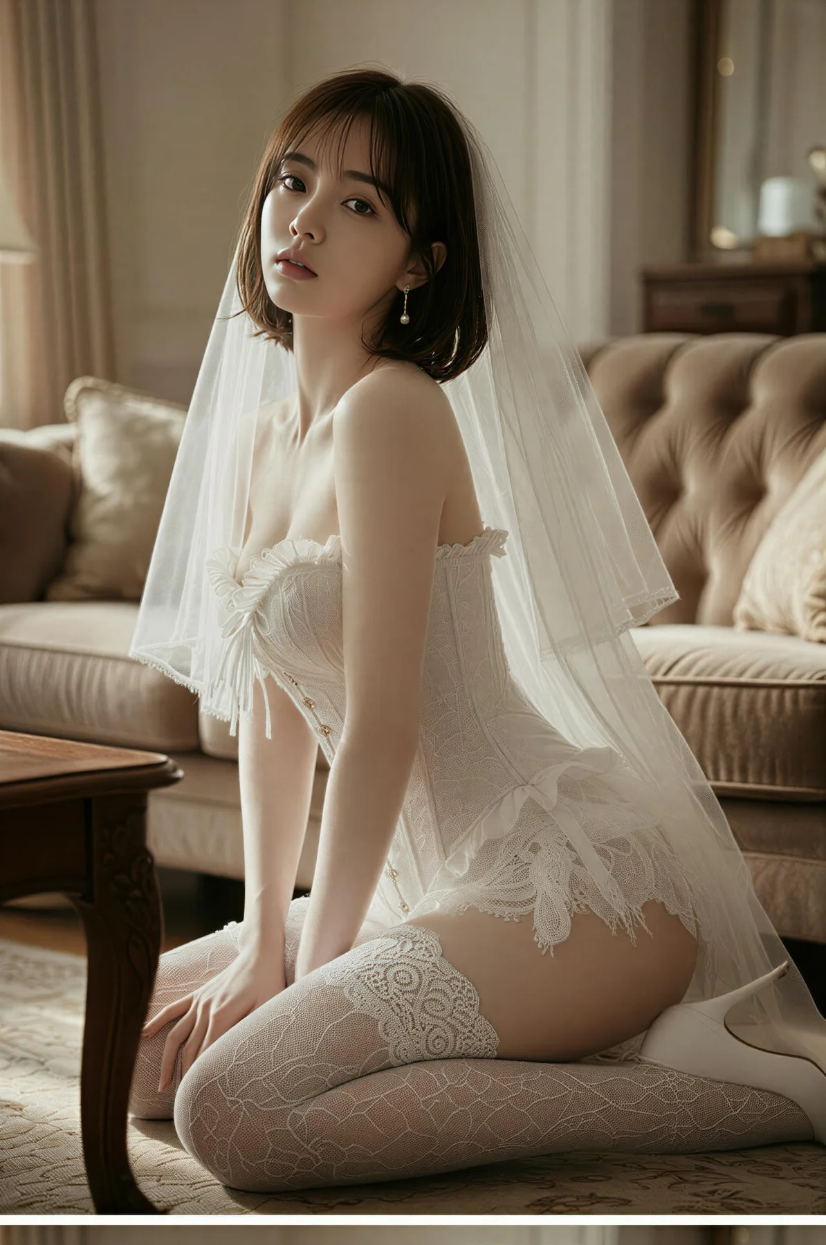 AIG  No.478 小乔白丝婚纱主题 - 42