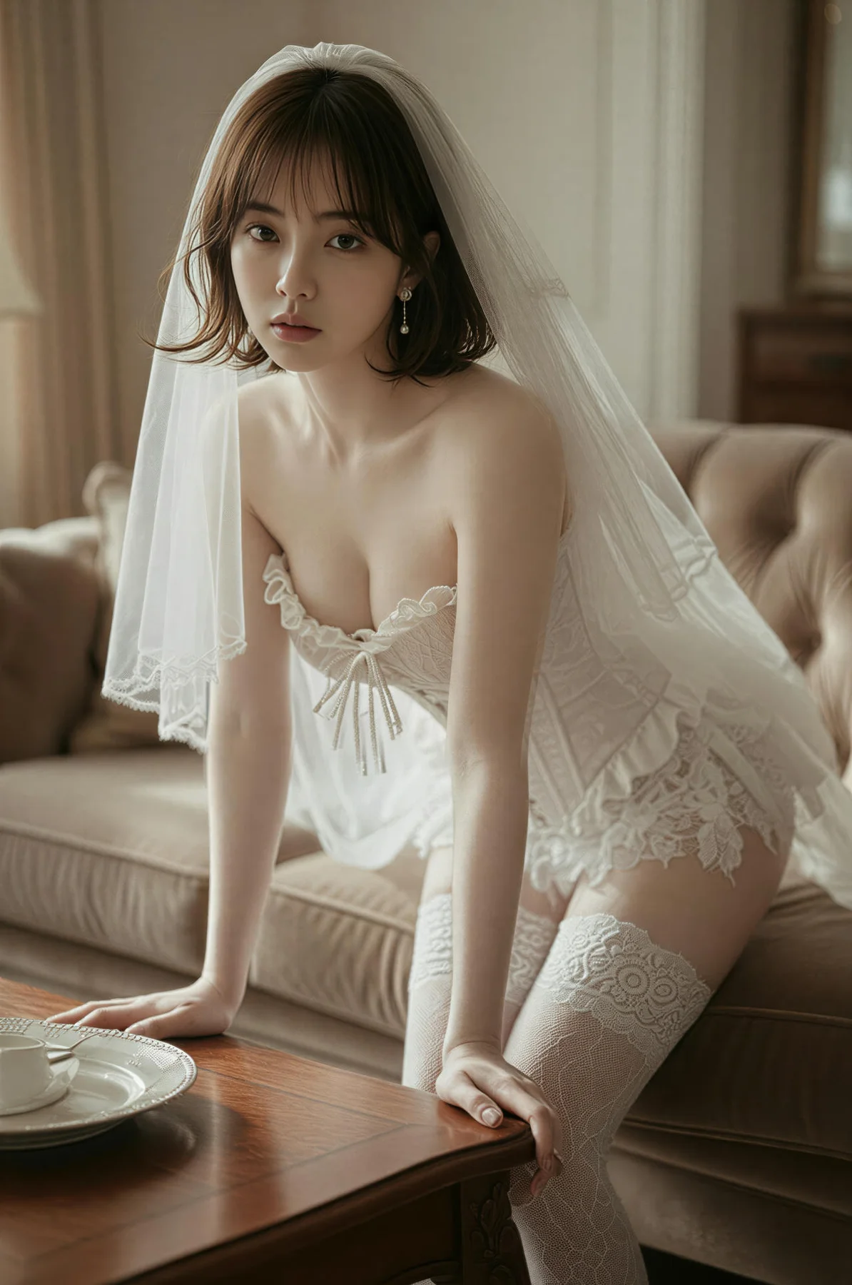AIG  No.478 小乔白丝婚纱主题 - 44