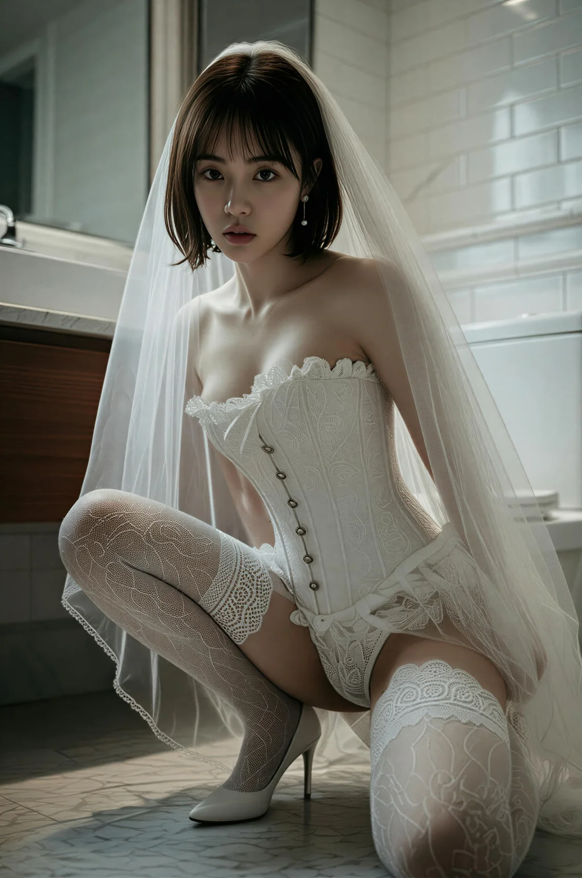 AIG  No.478 小乔白丝婚纱主题 - 46