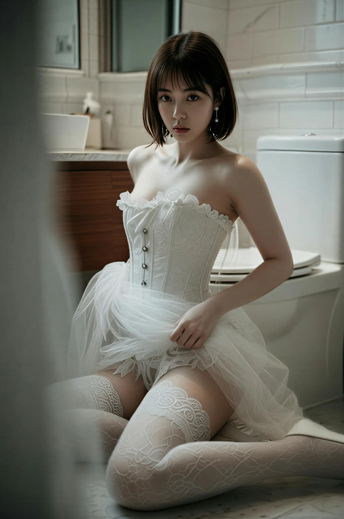AIG  No.478 小乔白丝婚纱主题 - 49