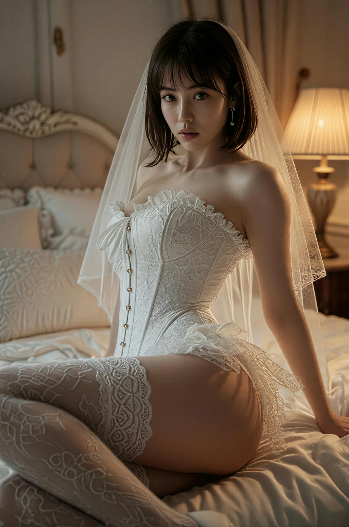 AIG  No.478 小乔白丝婚纱主题 - 60