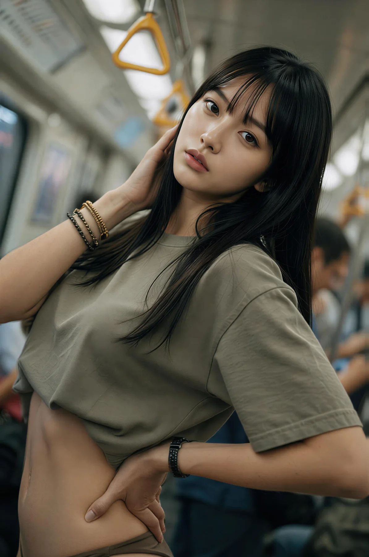 AIG  No.482 芭喜mila地铁性感写真 - 17