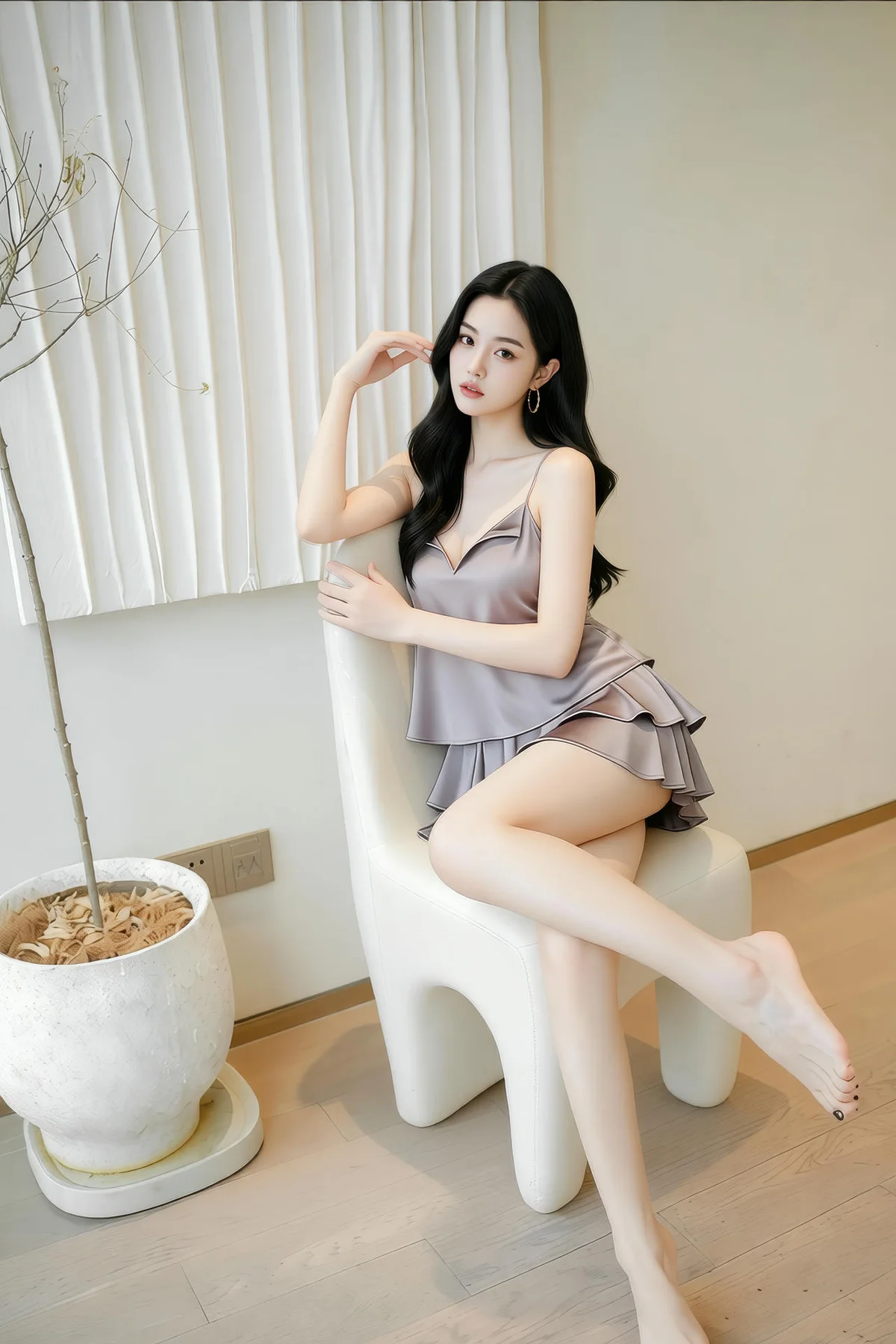 AIG  No.483 乐瑶丝绸睡衣写真 - 55