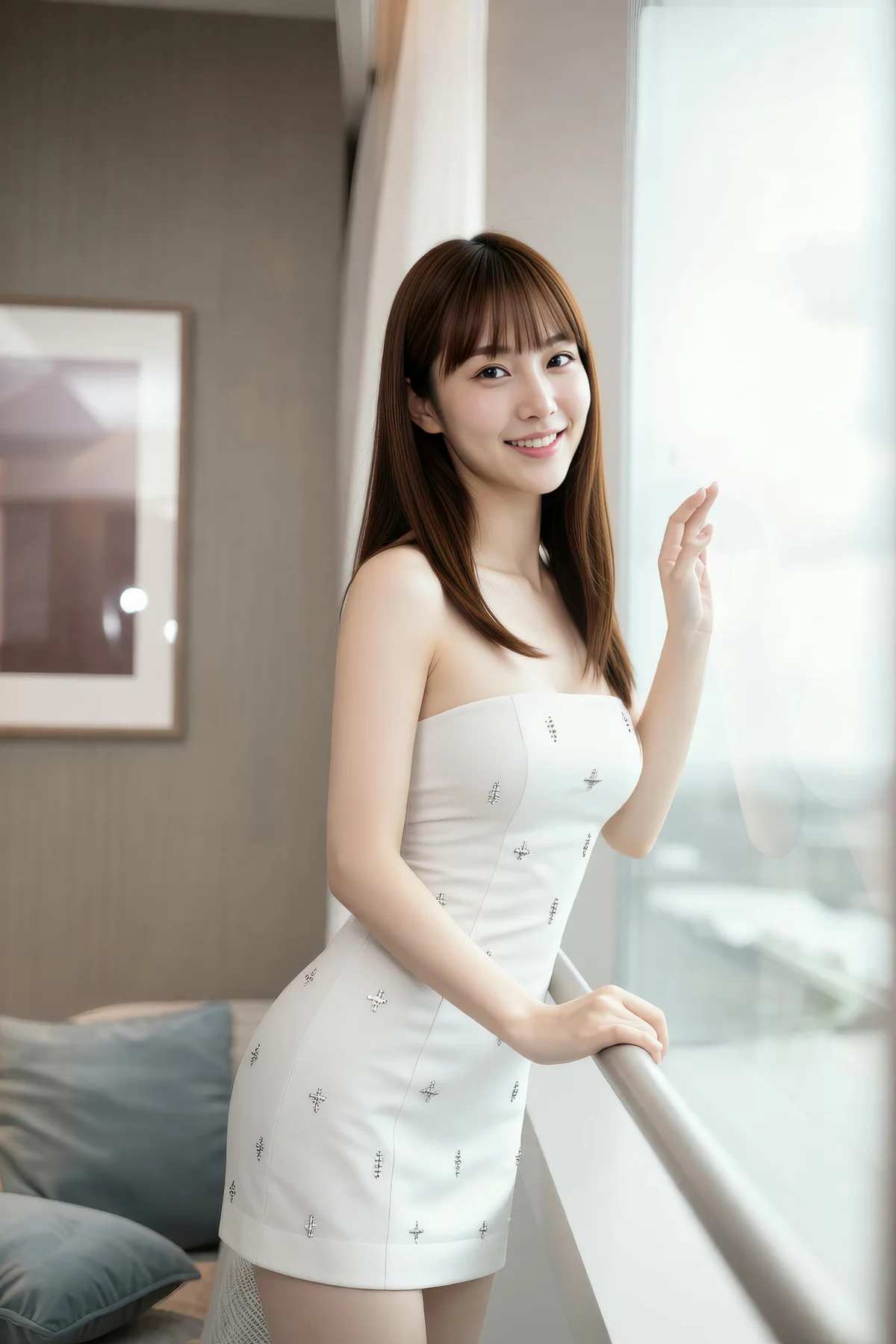 AIG  No.490 婉婉白色美腿香肩写真 - 43
