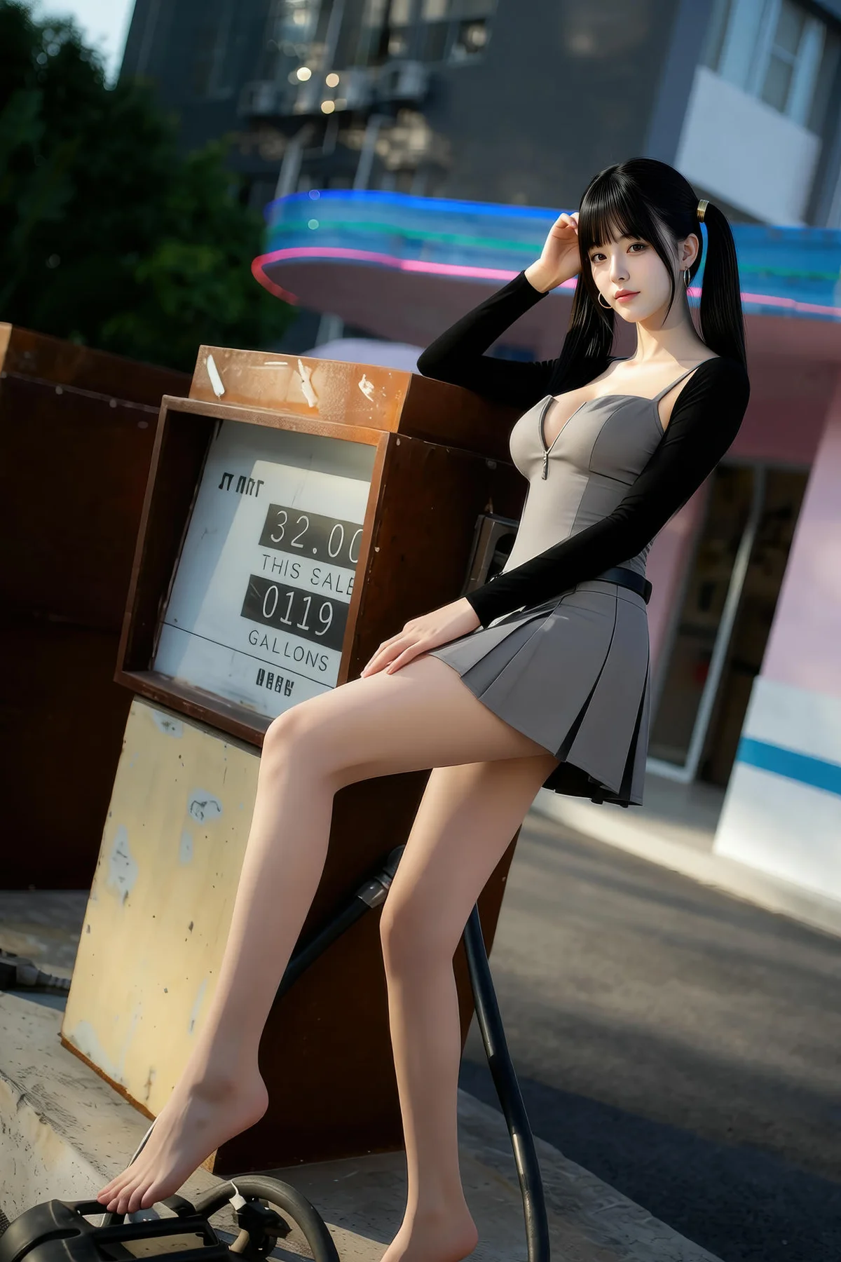 AIG  No.495 柚柚sasa爆乳短裙少女 - 12