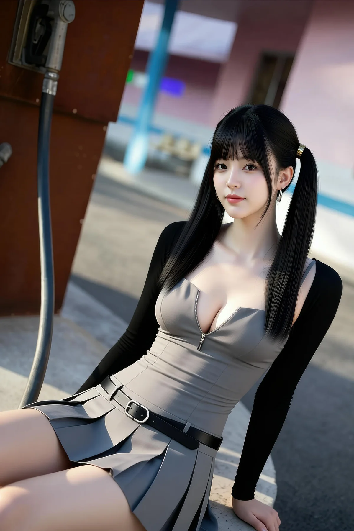 AIG  No.495 柚柚sasa爆乳短裙少女 - 16