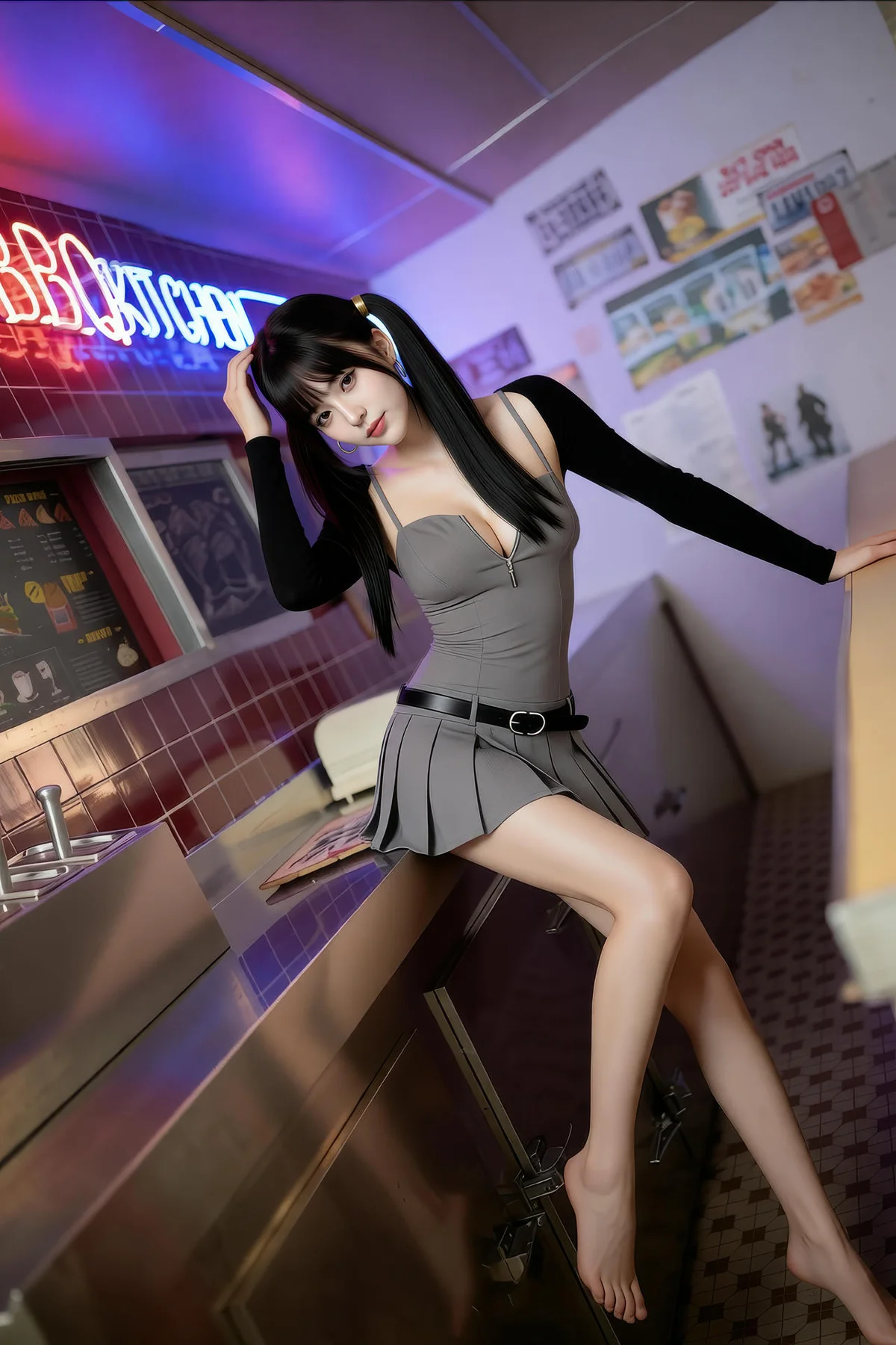 AIG  No.495 柚柚sasa爆乳短裙少女 - 35