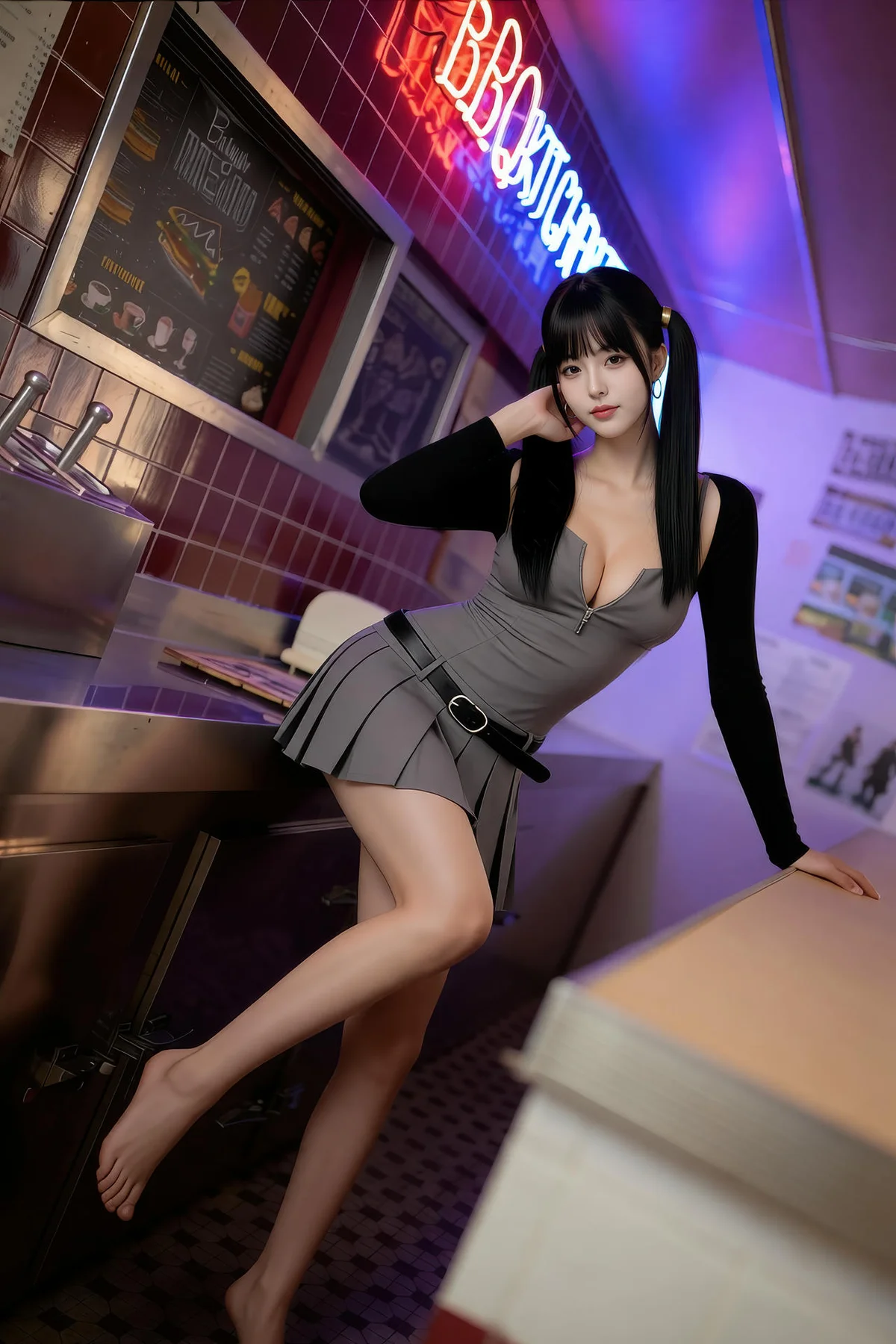 AIG  No.495 柚柚sasa爆乳短裙少女 - 36