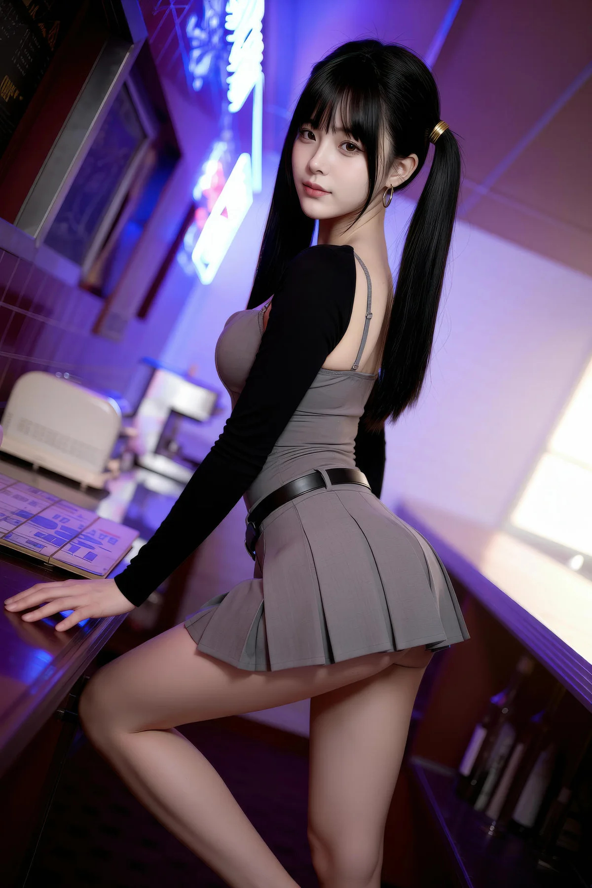 AIG  No.495 柚柚sasa爆乳短裙少女 - 50