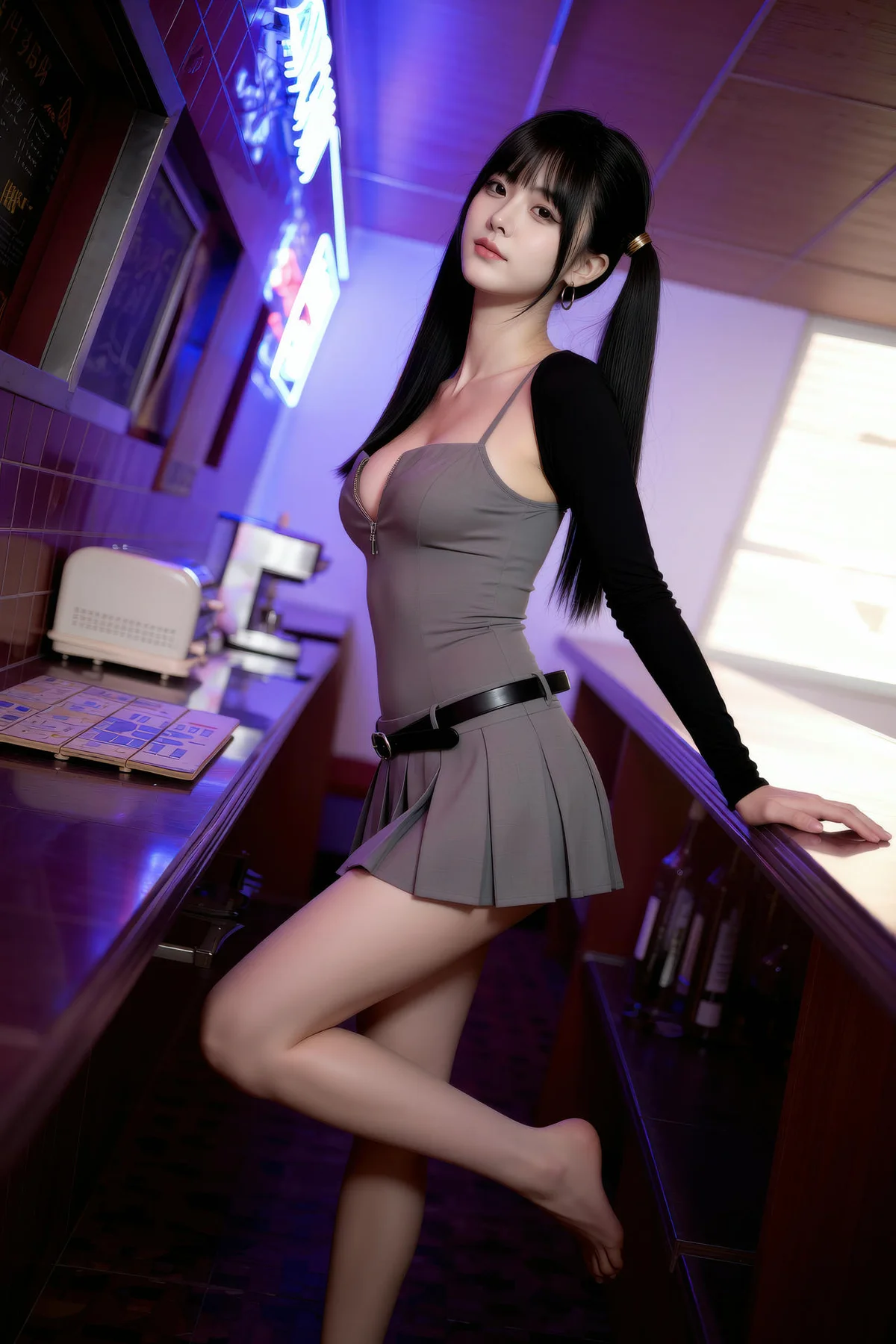 AIG  No.495 柚柚sasa爆乳短裙少女 - 55